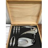 Cased bar tender bottle opener kit