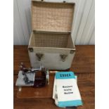 Vintage Cased miniature Essex sewing machine