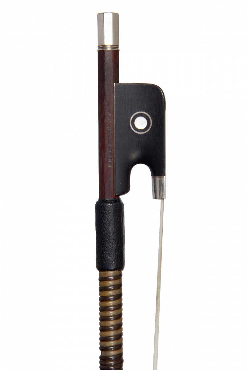 An English Silver-Mounted Violin Bow by W. E. Hill & Sons