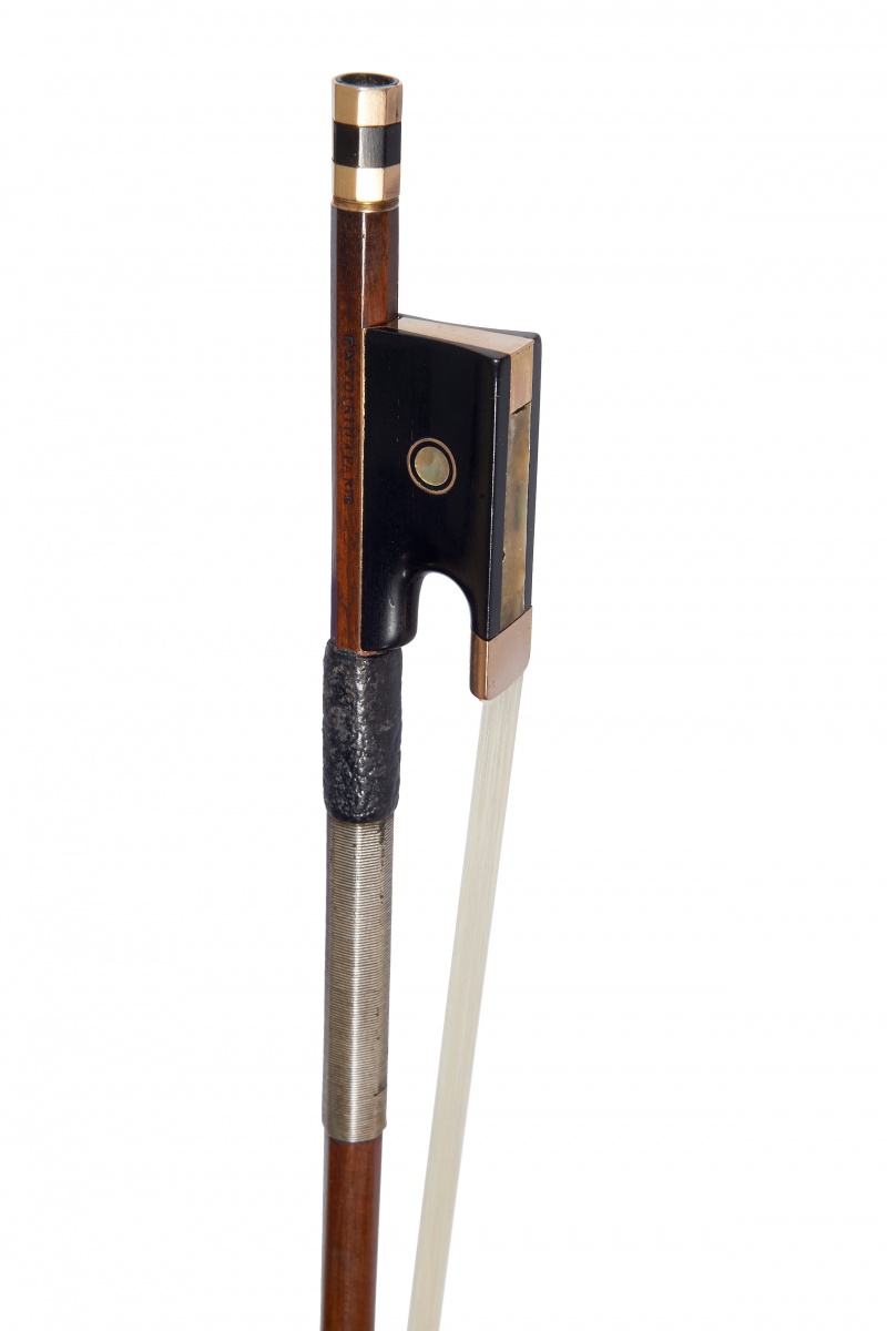 A Very Fine French Gold-Mounted Violin Bow by François Nicolas Voirin - Image 2 of 9