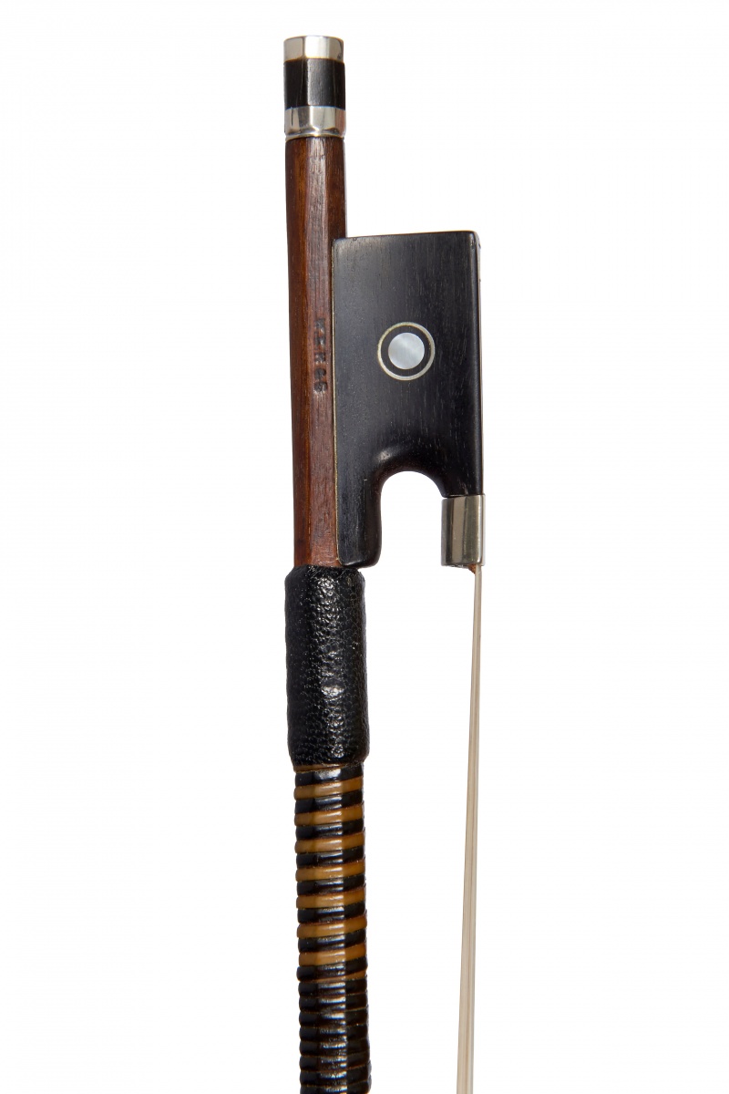 An English Silver-Mounted Violin Bow by W. E. Hill & Sons