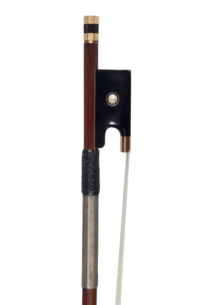 A Very Fine French Gold-Mounted Violin Bow by François Nicolas Voirin