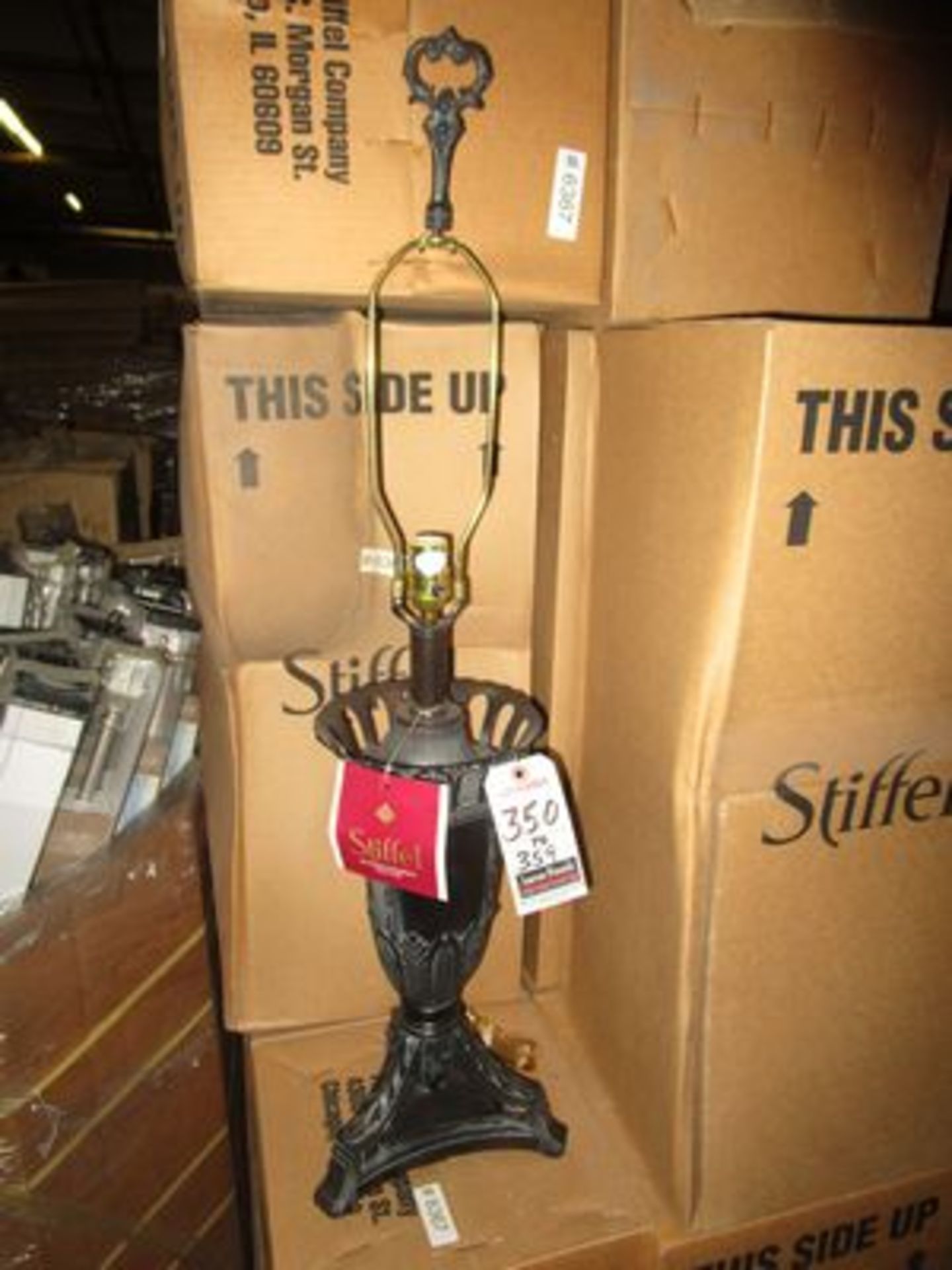 STIFFEL ELEC. TABLE LAMPS W/ SHADES
