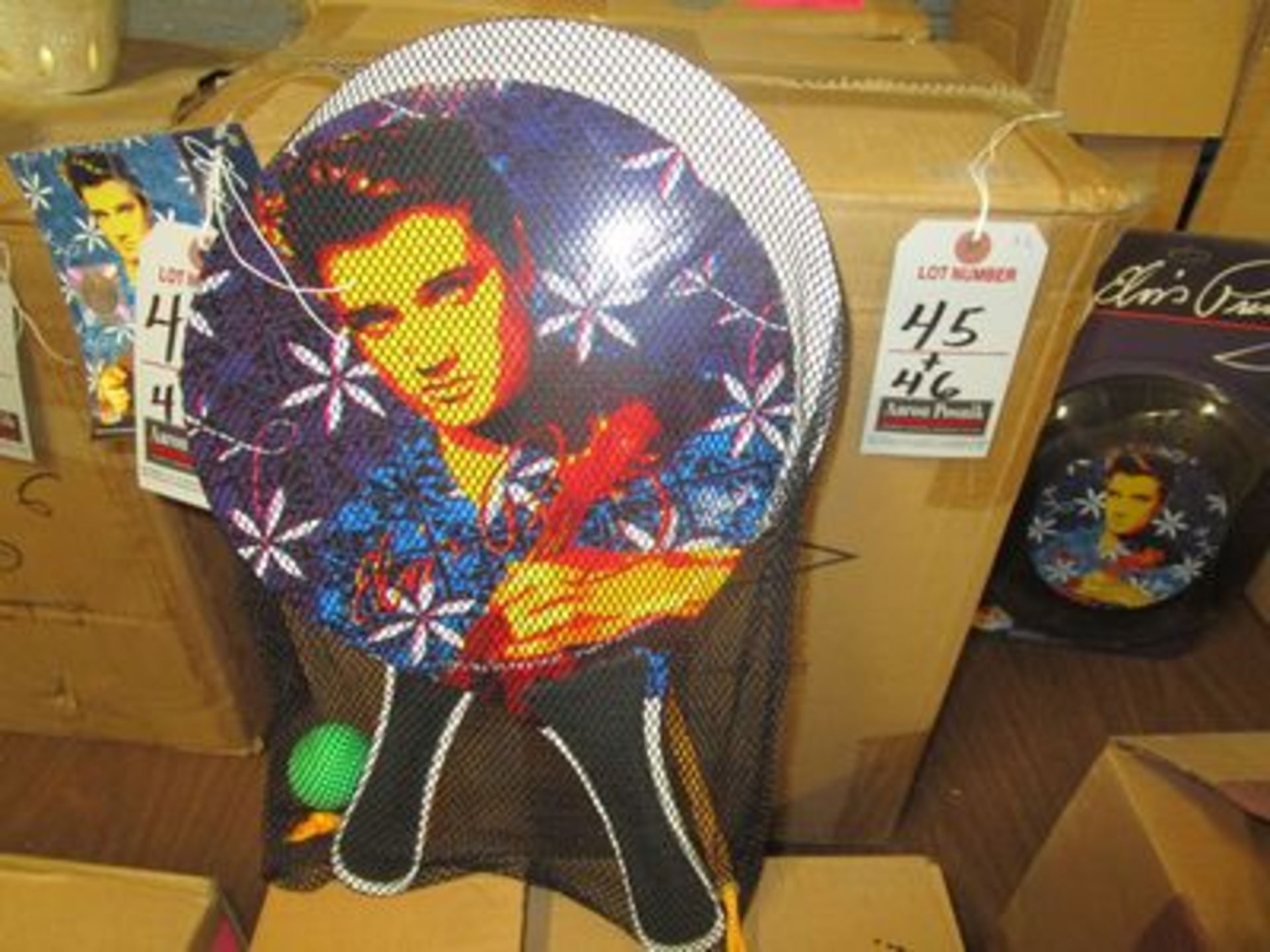 ELVIS PRESLEY BEACH PADDLE BALL SETS