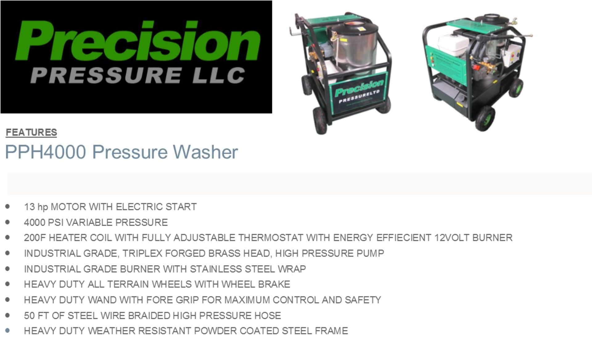 New Industrial Honda Hot Pressure Washer with Warranty - Image 12 of 12