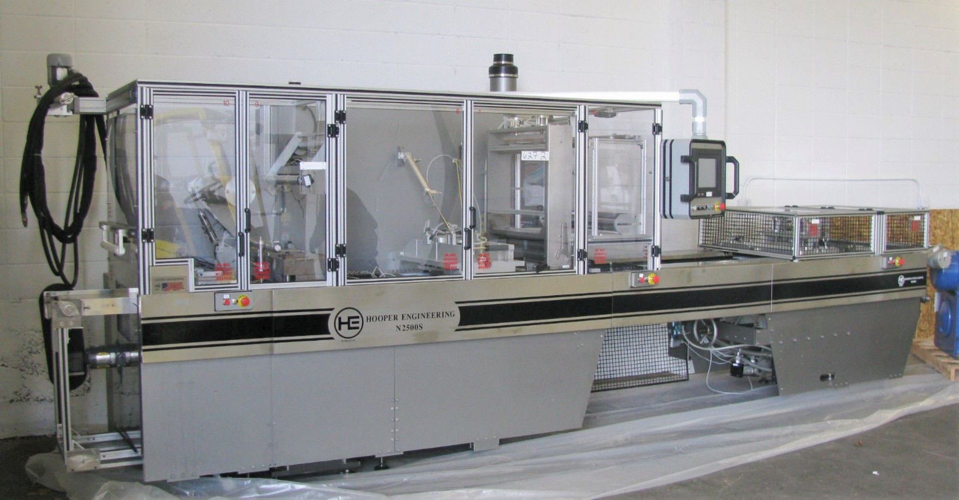 HOOPER ENGINEERING Form, Fill & Seal Cartridge Stainless Packaging Line | Model: N2500S