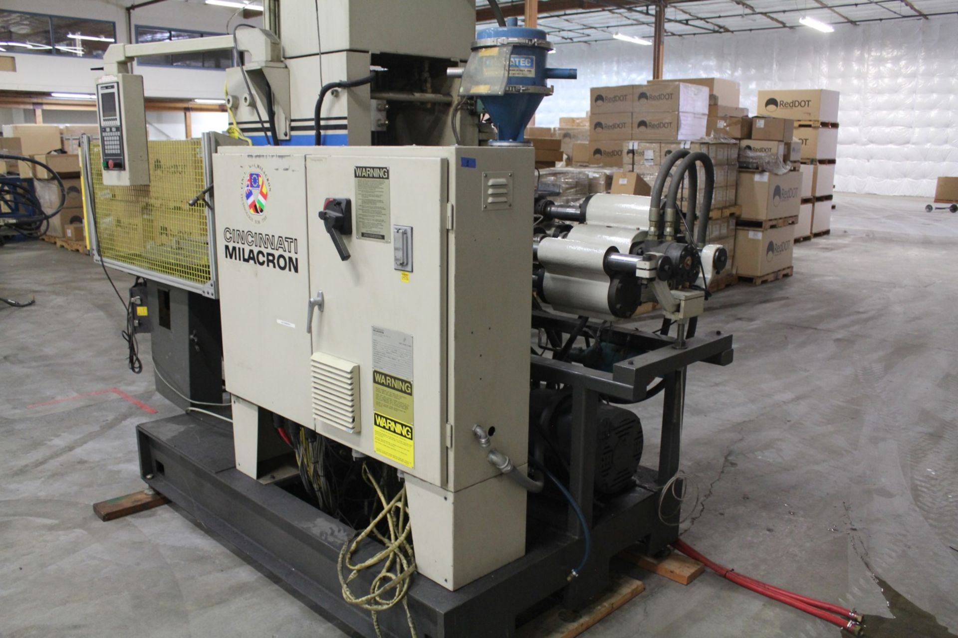 90 Ton, 4.4 oz. CINCINNATI MILACRON Vertical Rotary Injection Molder | Model: Vector CH-90-R - Image 5 of 8