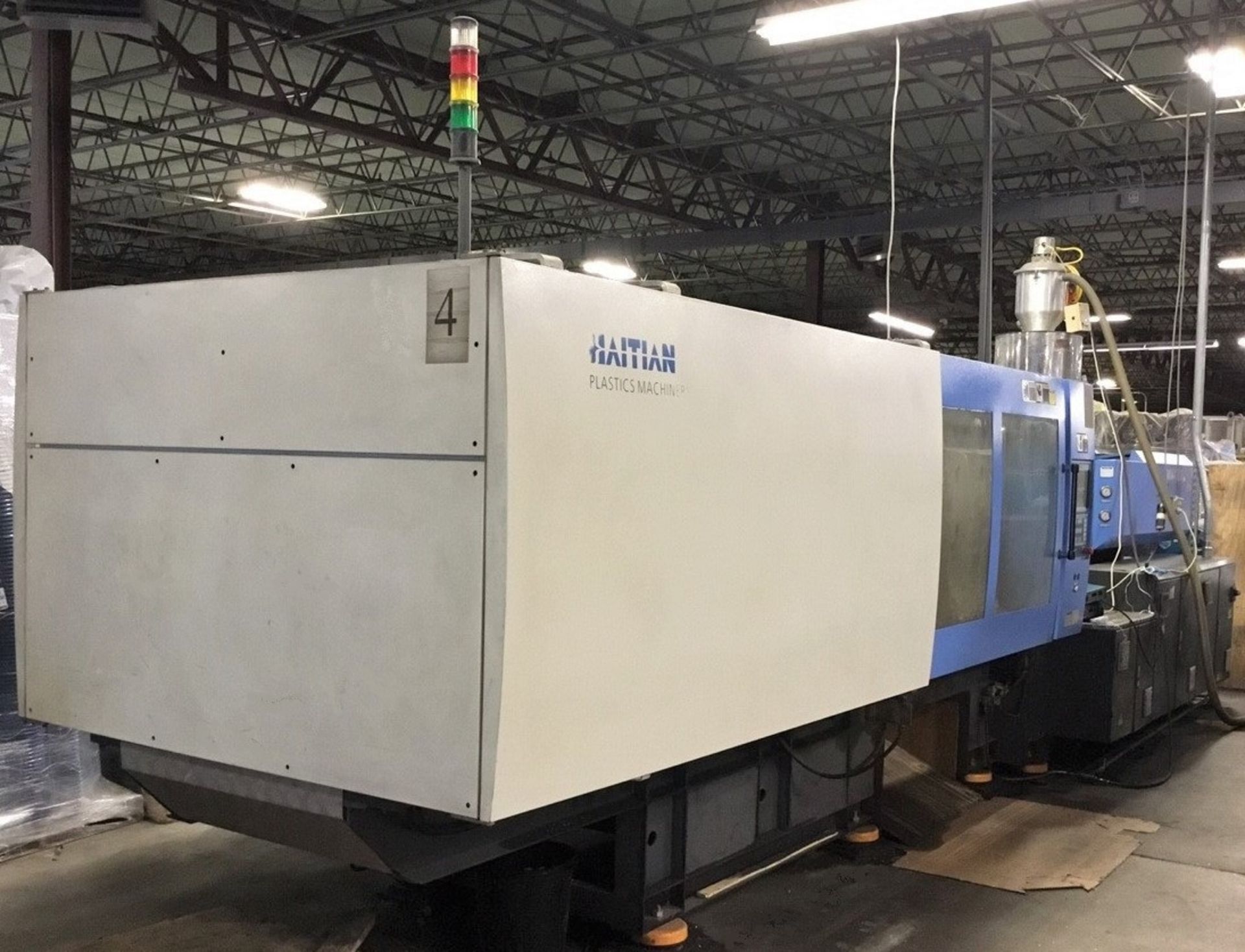 528 Ton, 75.56 oz. HAITIAN Injection Molding Machine | Model: MA4700/2950 | Year: 2008