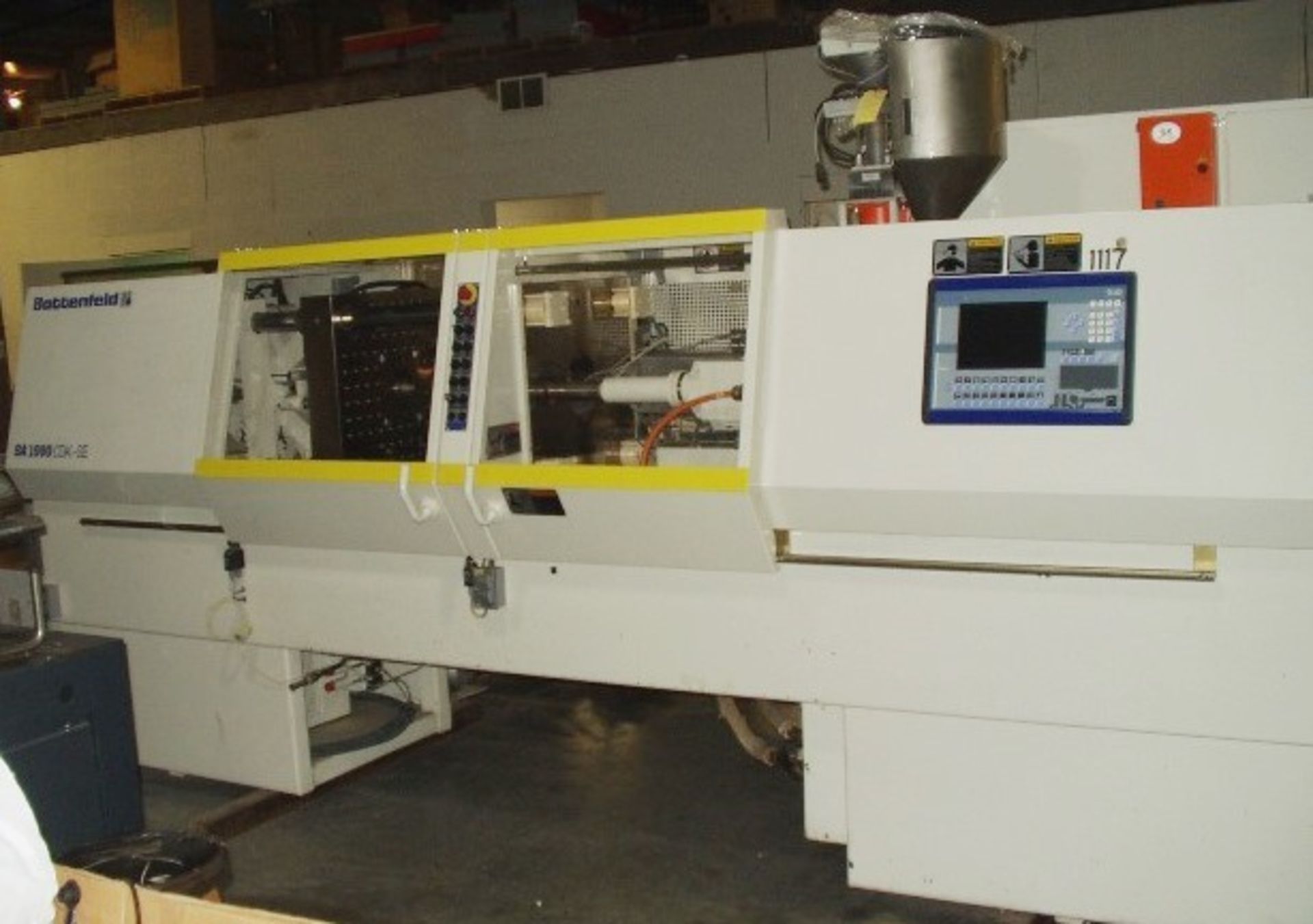 110 Ton, 4.94 oz. BATTENFELD Electric Injection Molding Machine | Model: BA1000/315 CDK-SE (Teflon)