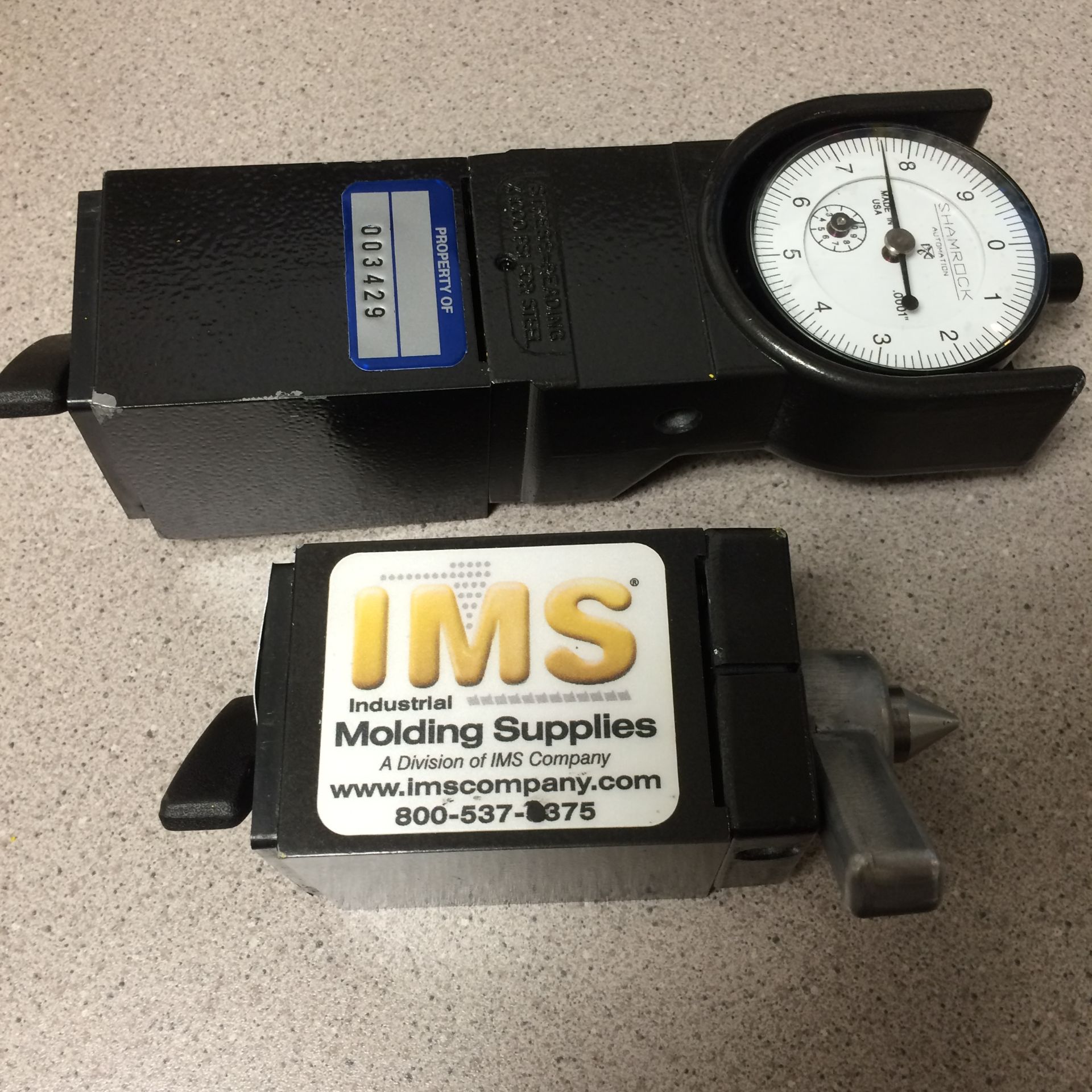 IMS Tie Bar Strain Guage Tester w/ Case for 125+ Ton Injection Molding Machines - Image 2 of 4