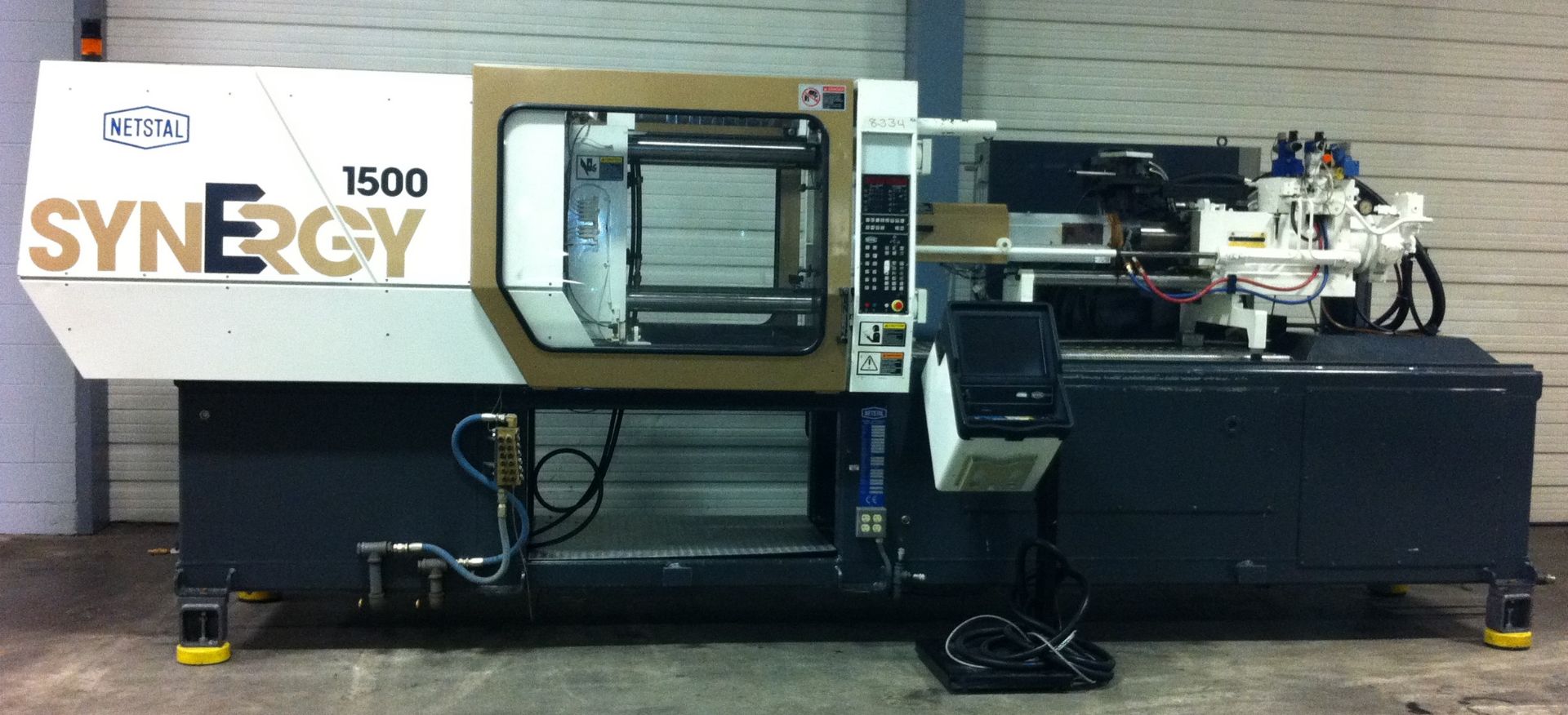 150 Ton, 3.49 oz. NETSTAL SynErgy Injection Molding Machine | Model: S-1500-230