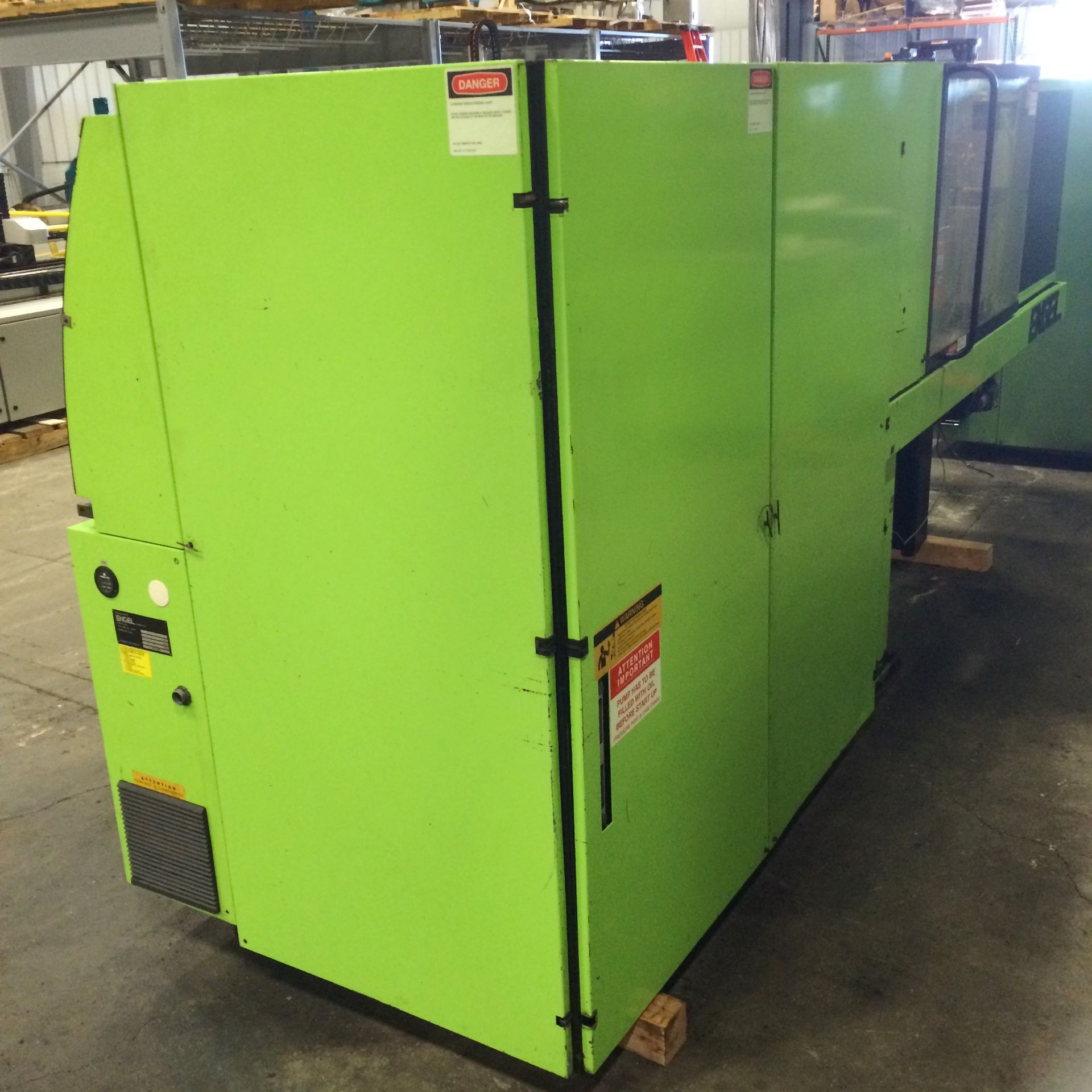 100 Ton, 5 oz. ENGEL Tiebarless Injection Molding Machine | Model: ES330/100 - Image 7 of 8