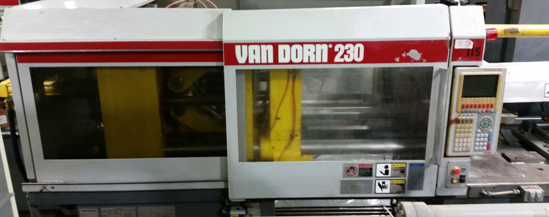 230 Ton, 20 oz. VAN DORN DEMAG Injection Molding Machine | Model: 230HT-20 - Image 2 of 8