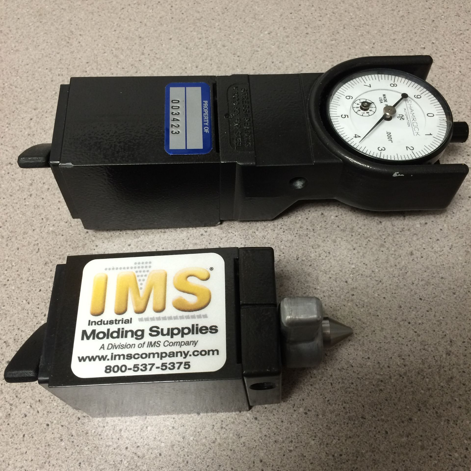IMS Tie Bar Strain Guage Tester w/ Case for 125+ Ton Injection Molding Machines - Image 2 of 4