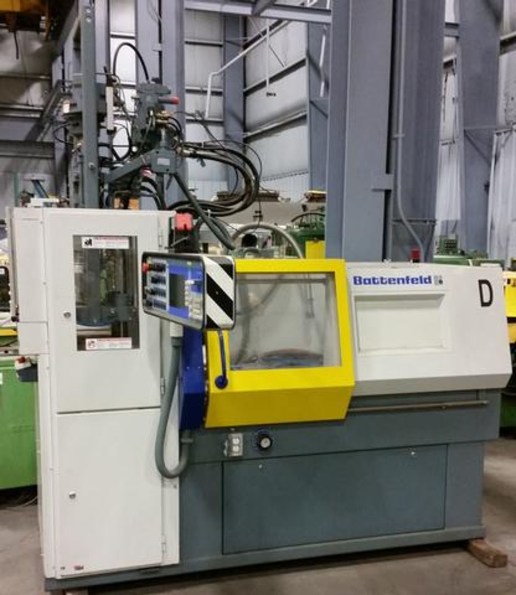 22 Ton, 0.29 oz. BATTENFELD Vertical/Vertical Injection Molding Machine | Model: BA200/50 VV - Image 4 of 5