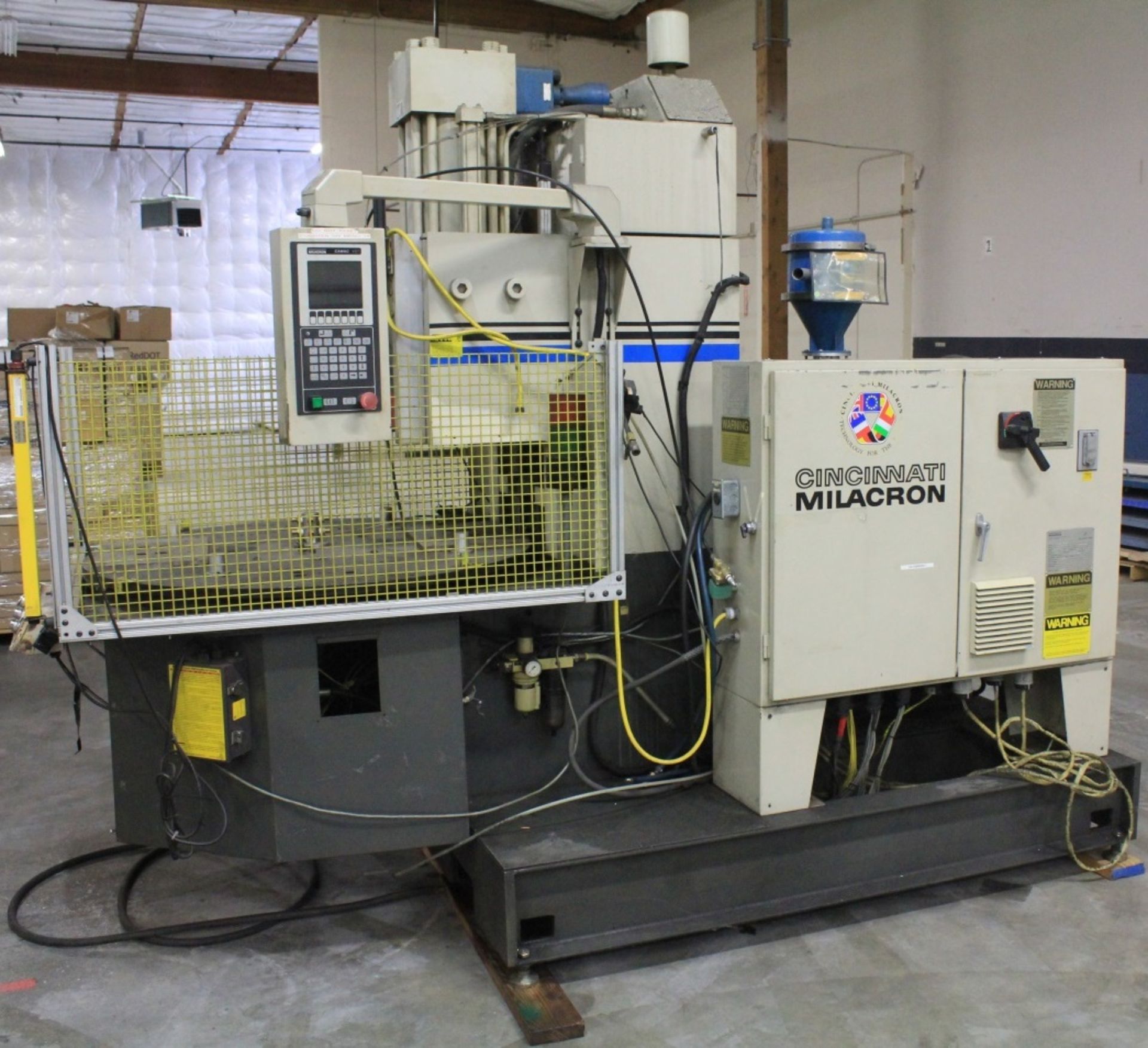 90 Ton, 4.4 oz. CINCINNATI MILACRON Vertical Rotary Injection Molder | Model: Vector CH-90-R