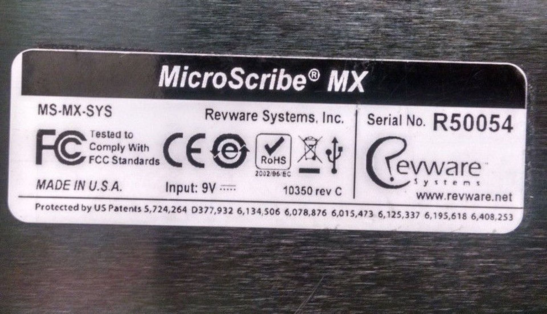 Revware MICROSCRIBE MX 3D Digitizer / Portable Measurement System - Image 2 of 2