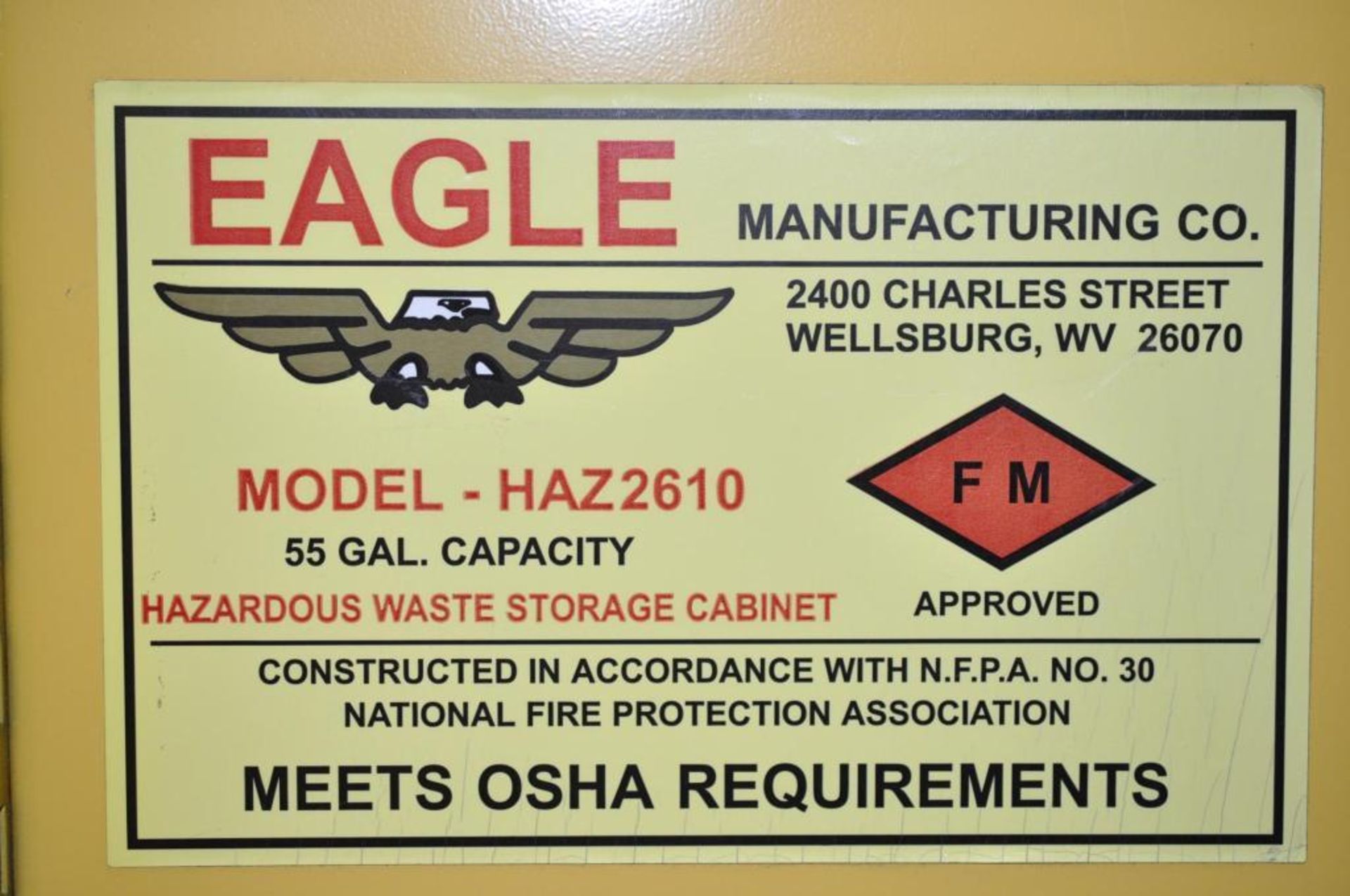 Eagle Hazmat cabinet - Image 3 of 4