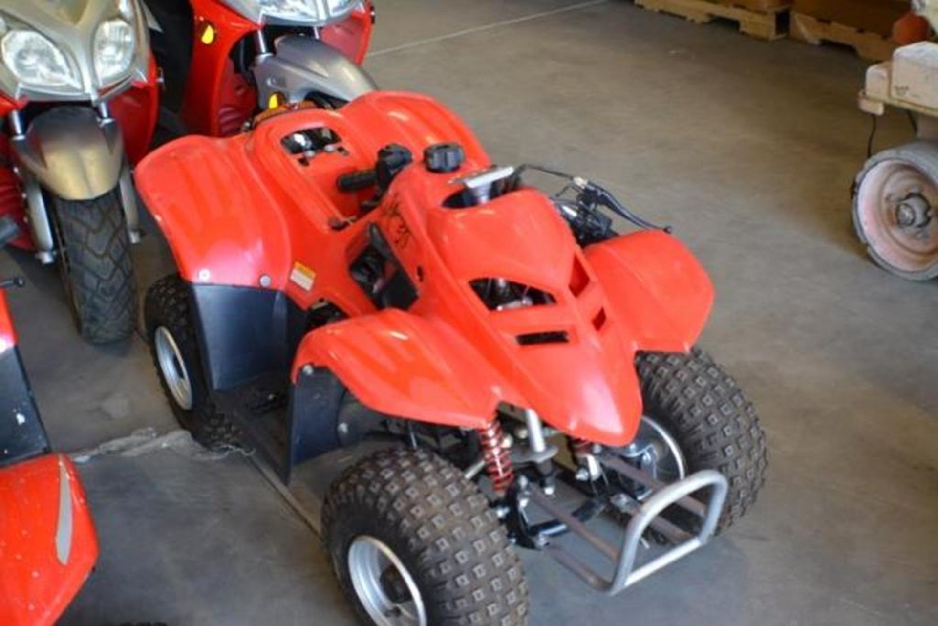 ATV 50cc 4 Stroke Red Color for Parts or Repair. Qty 2 One lot - Image 3 of 4