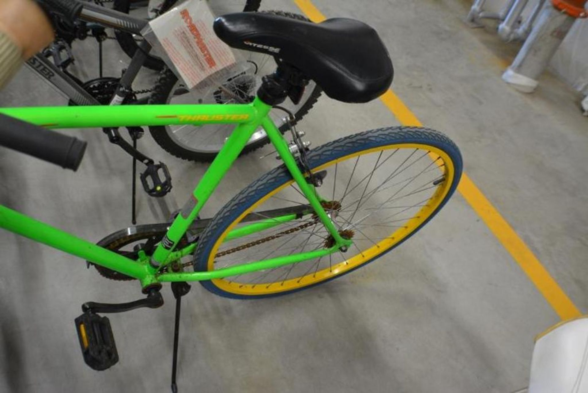 Truster Fixie Mens Bike Green/Blue Color - Image 4 of 5