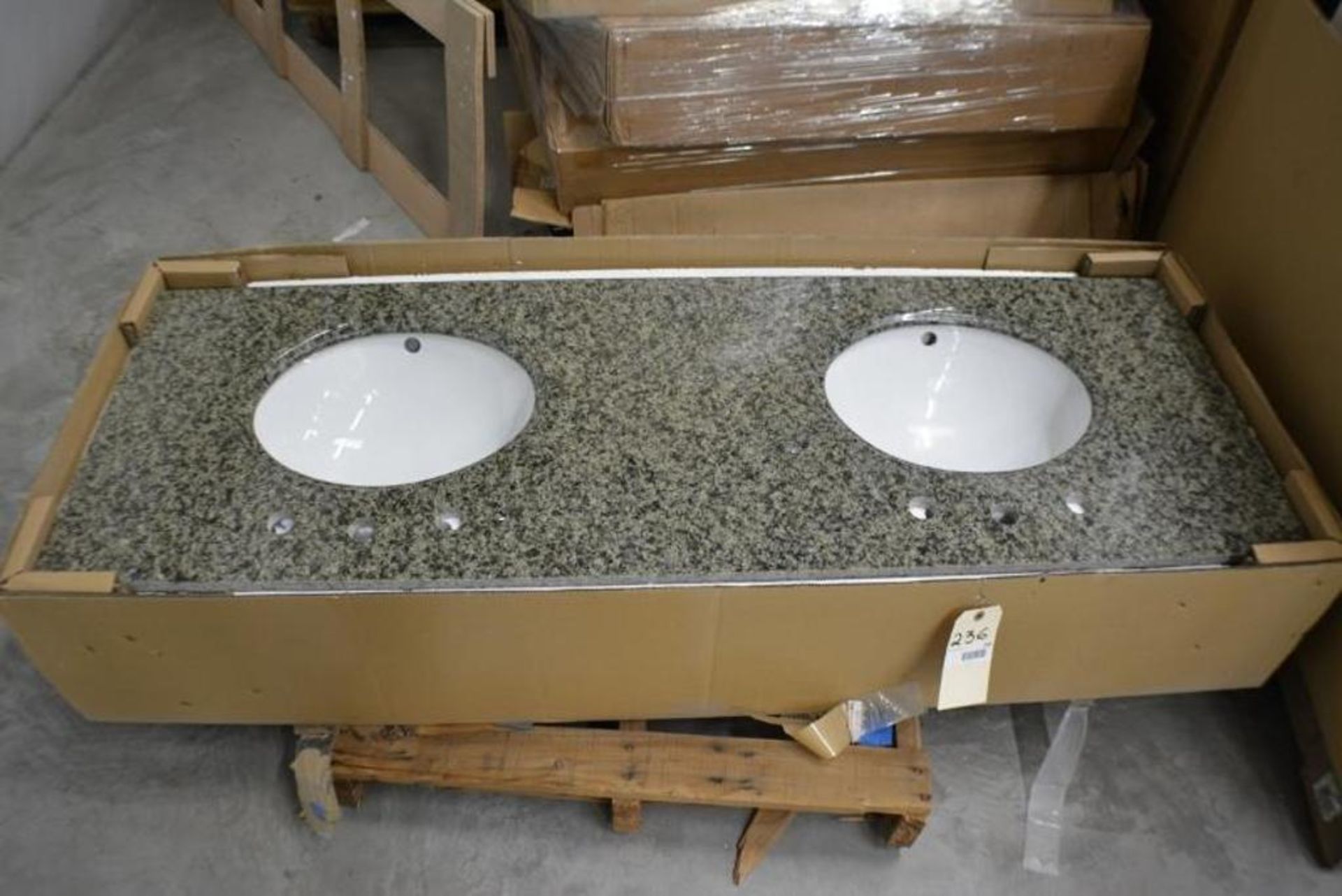 Granite Double Vanity Sink