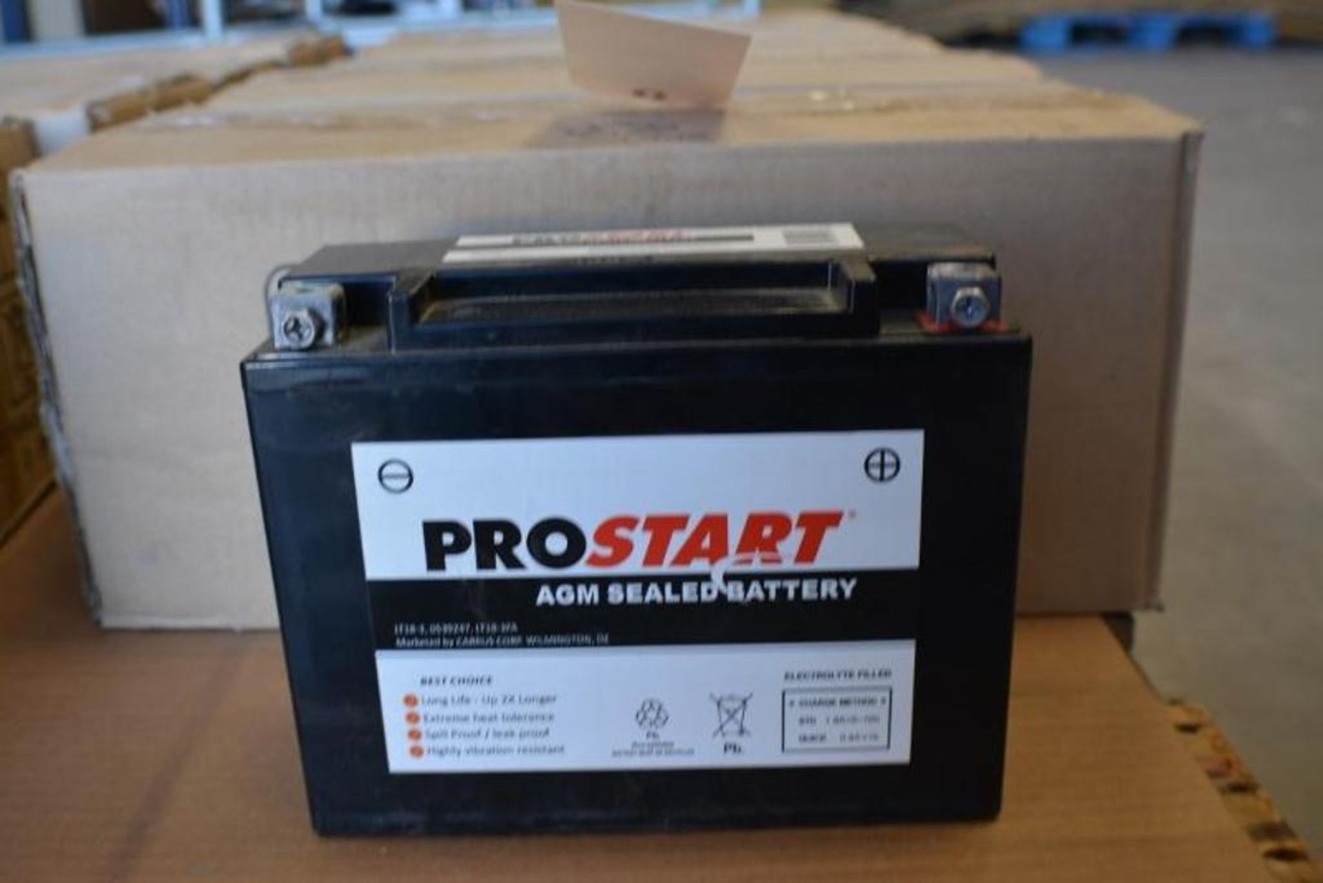 Battery LT18 for Motorcycles/ATV/Jet Skis/Lawn Garden/ Scooters by Prostart. Qty 21 x $ - Image 2 of 2