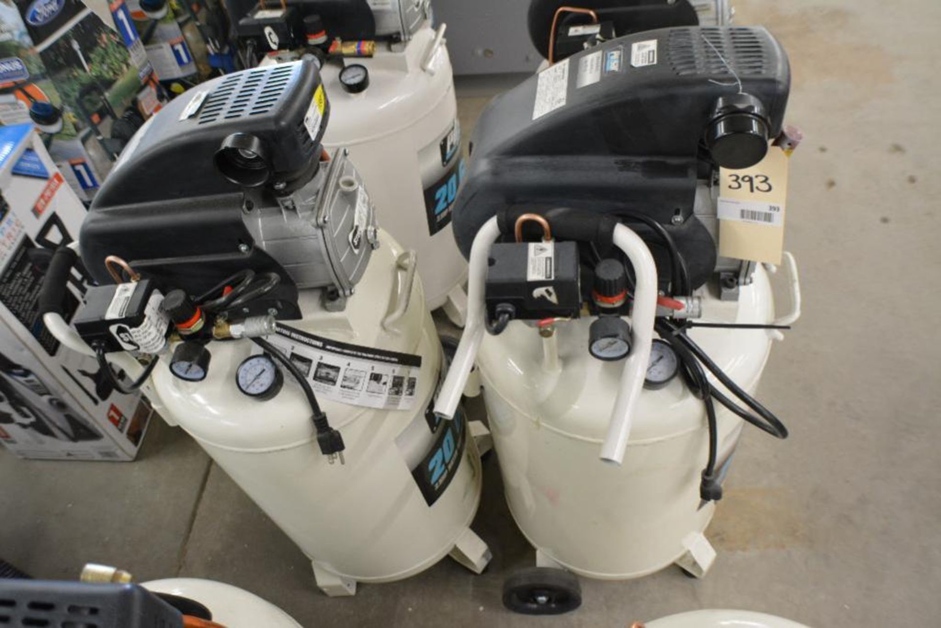 20 Gallon Air Compressor 2.5HP 115PSI by Pulsar. Qty 2 One Lot