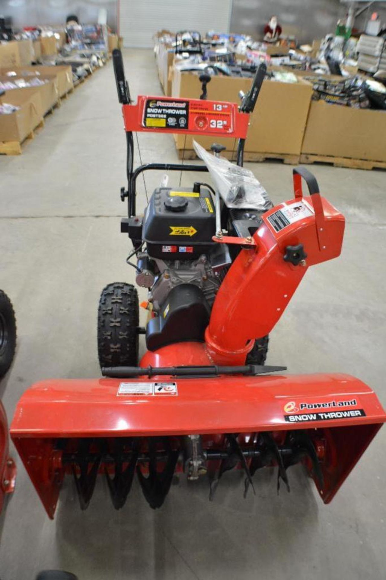 Snow Thrower 32in. 13HP with electric Start Engine 4 Stroke by Powerland - Image 2 of 8