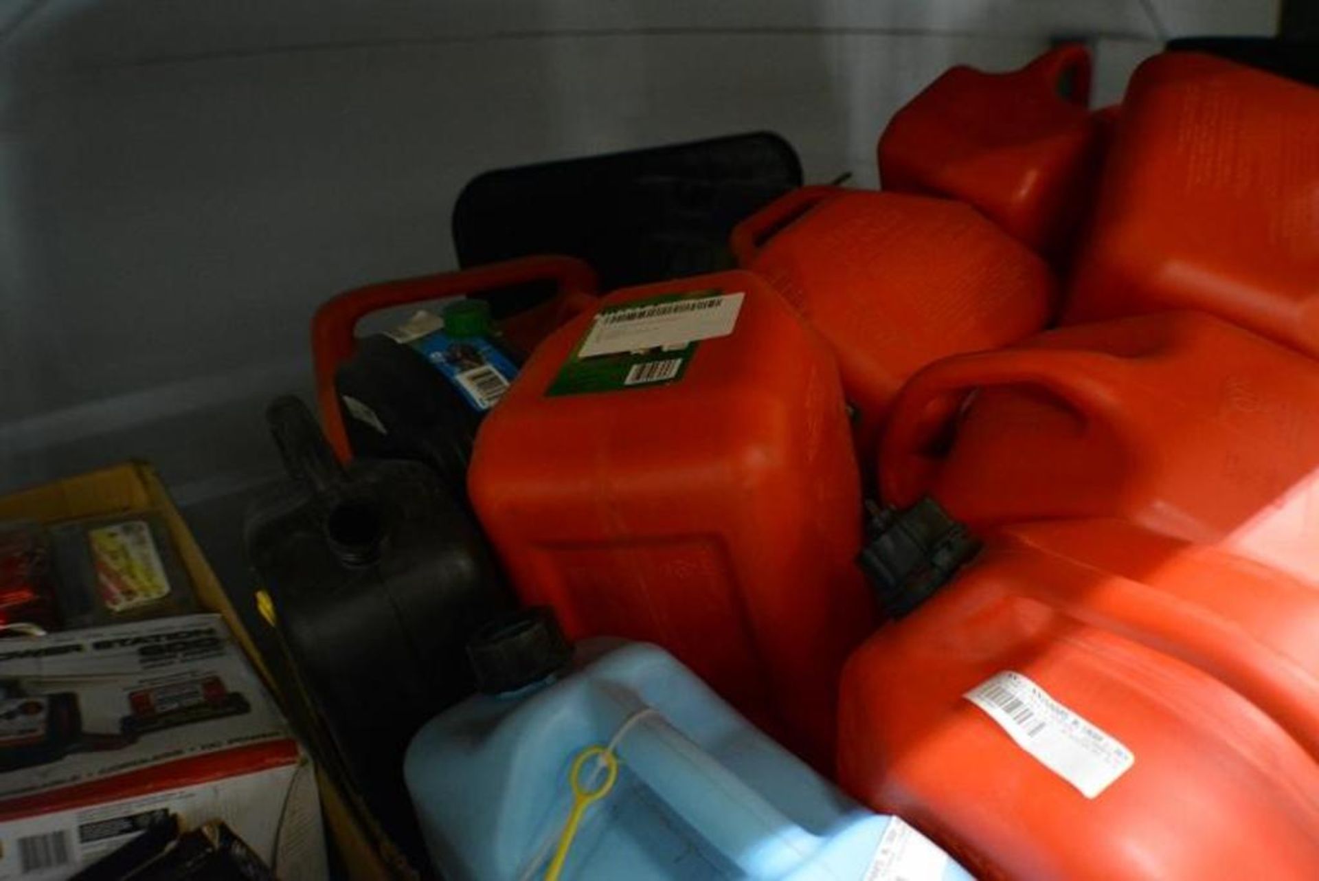 Mechanic Tools + Portable Air Compressor + Jump Starter + Assorted Sizes Fuel Storage Containers + G - Image 8 of 13