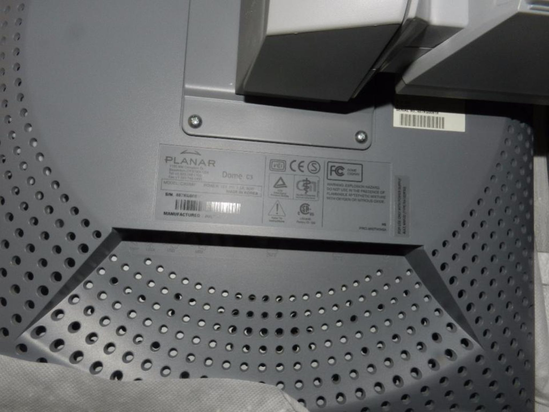 Radiology Monitor Dome 3. Model C3-Gray . Serial 407KG00818. (Unused) - Image 3 of 10