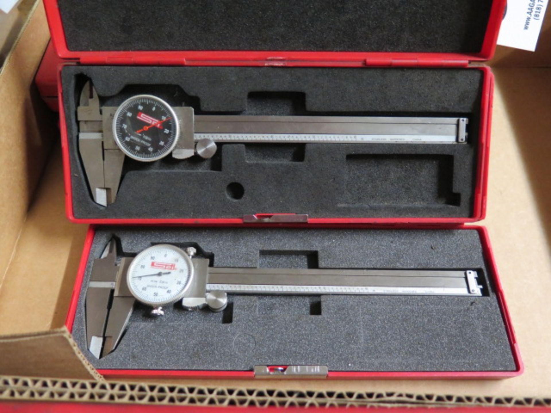(4) SPI 6" Dial Calipers - Image 2 of 3