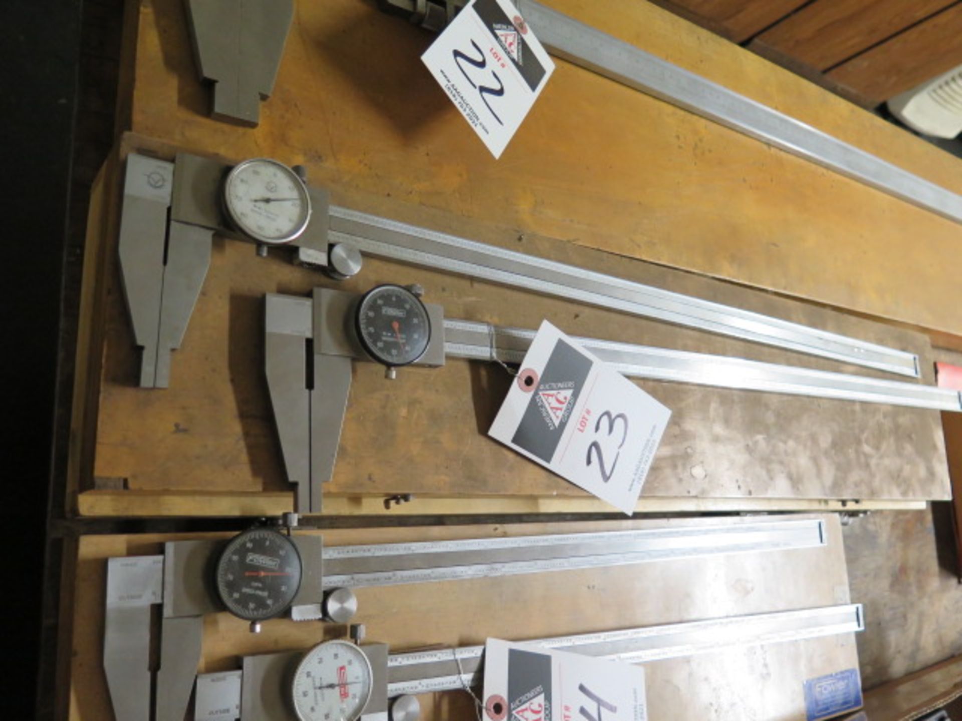 (2) Fowler and Aerospace 24" Dial Calipers