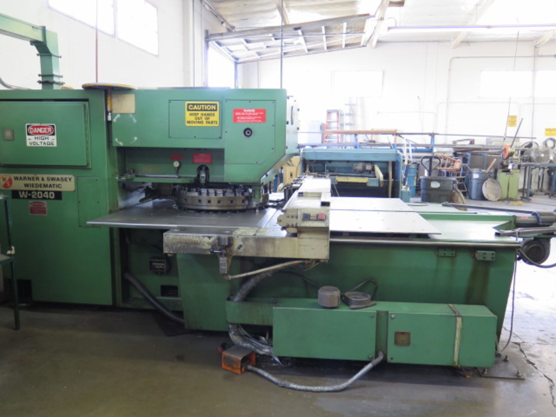 Warner & Swasey / Wiedematic Mach II mdl. W-2040 CNC Turret Punch Press s/n 306 w/ Warner & Swasey - Image 2 of 7