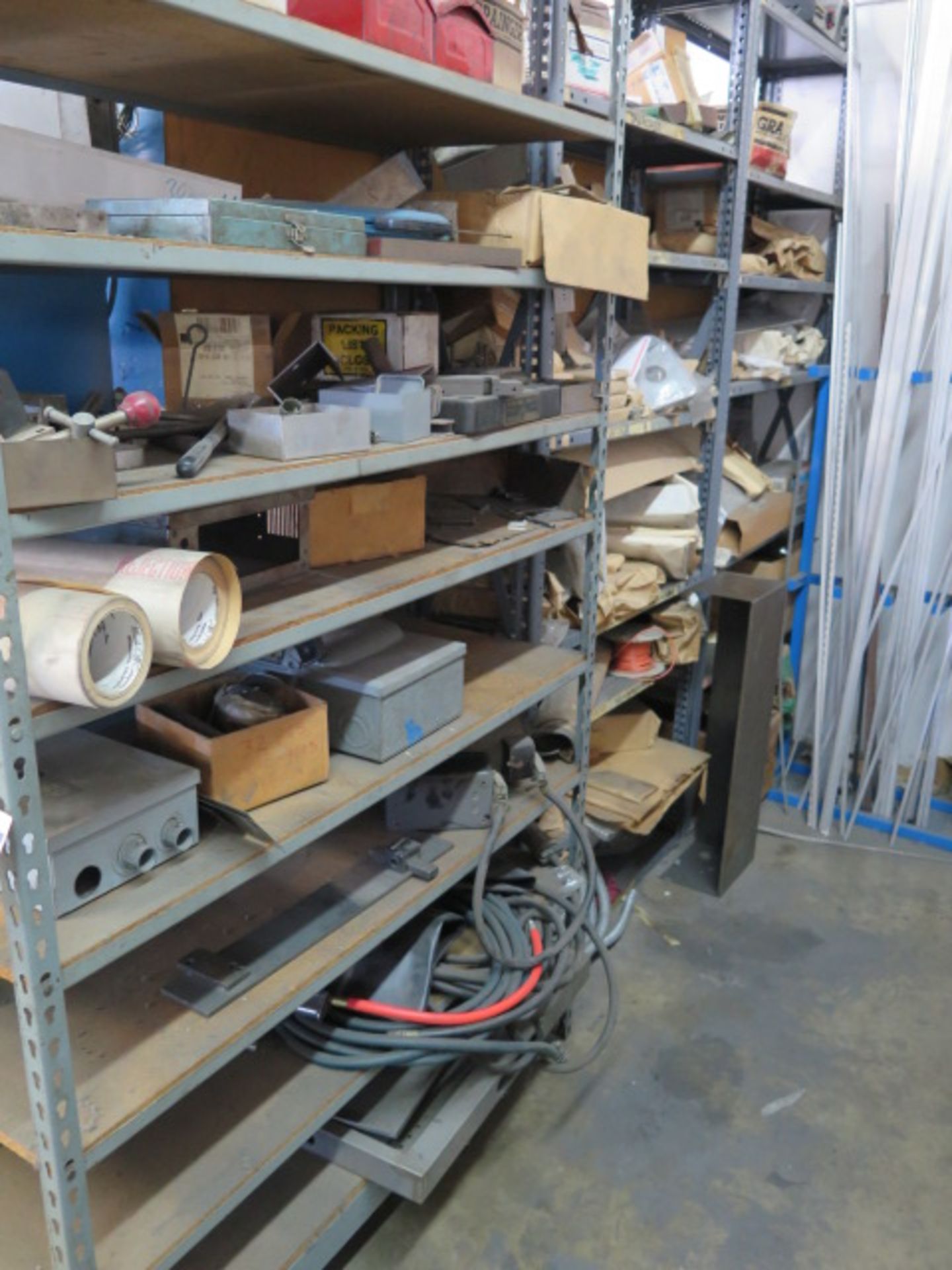 Shelves w/ Misc Tooling and Parts