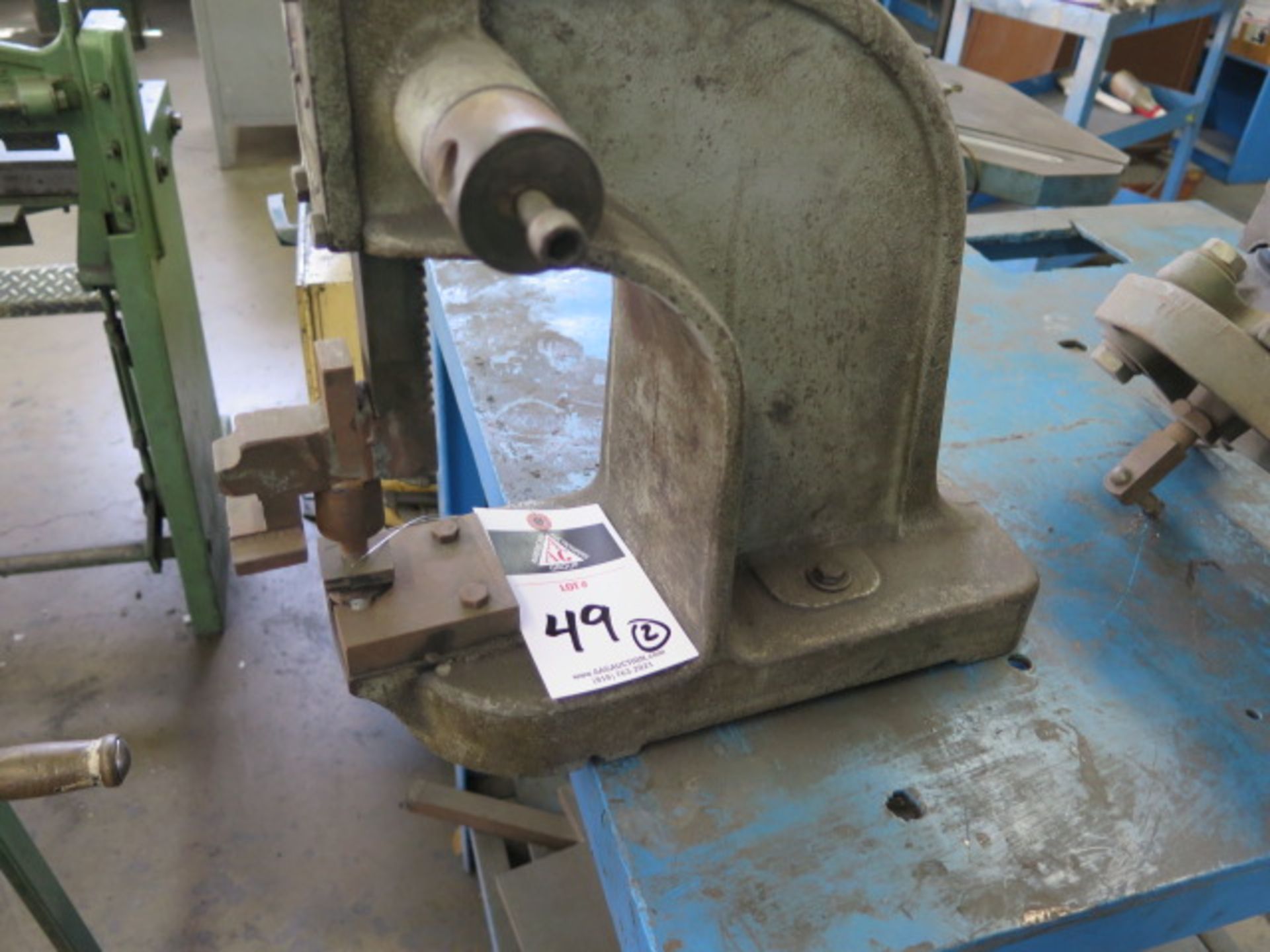 Arbor Press, Bench Vise and Bench