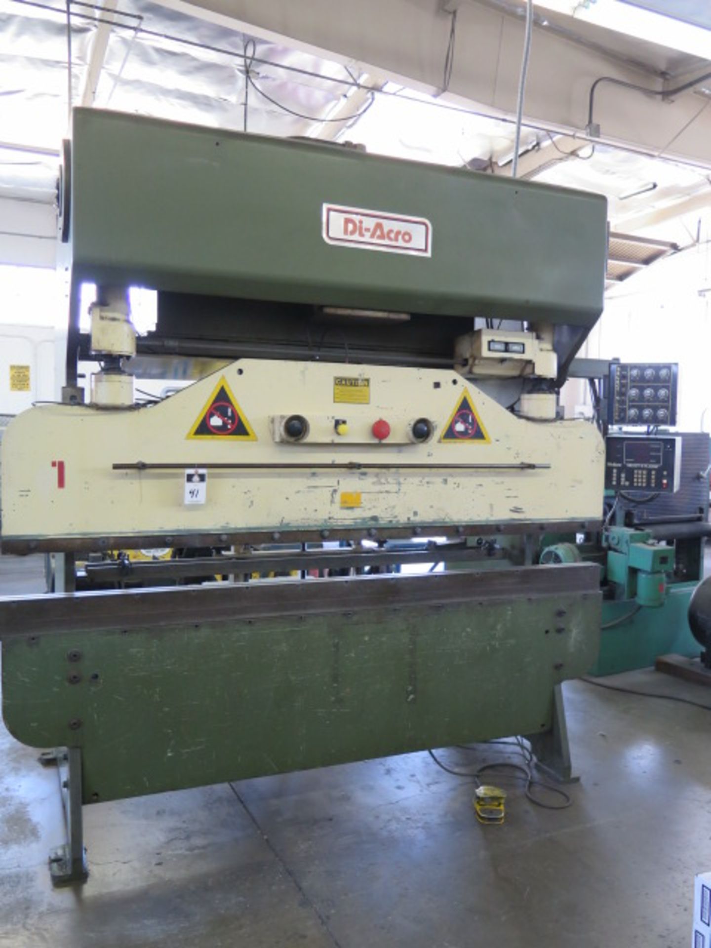 DiAcro mdl. 75-8 75 Tom x 8” CNC Press Brake s/n 6750479135 w/ DiAcro Select-A-Flange and Select-A- - Image 2 of 7