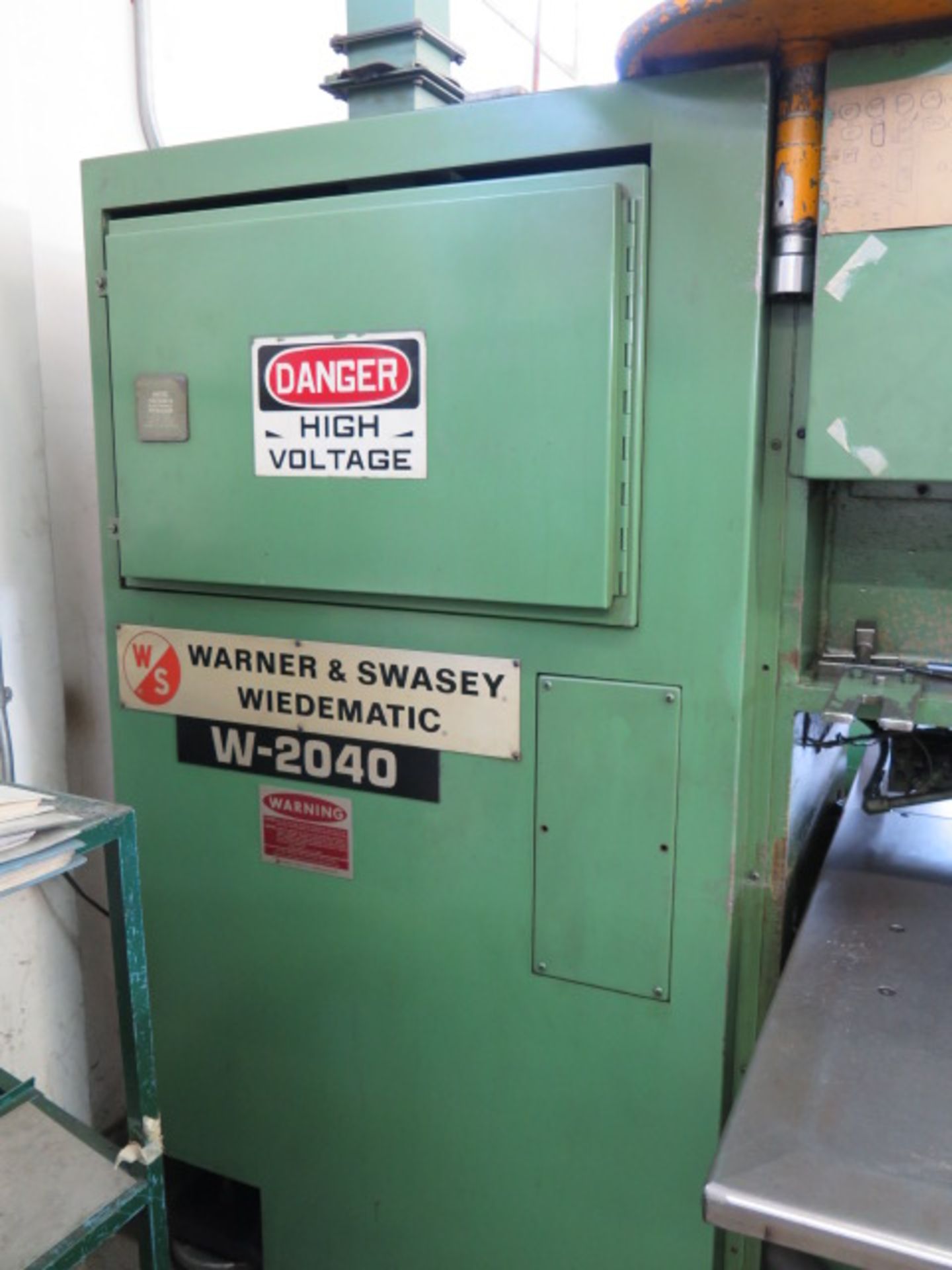 Warner & Swasey / Wiedematic Mach II mdl. W-2040 CNC Turret Punch Press s/n 306 w/ Warner & Swasey - Image 4 of 7