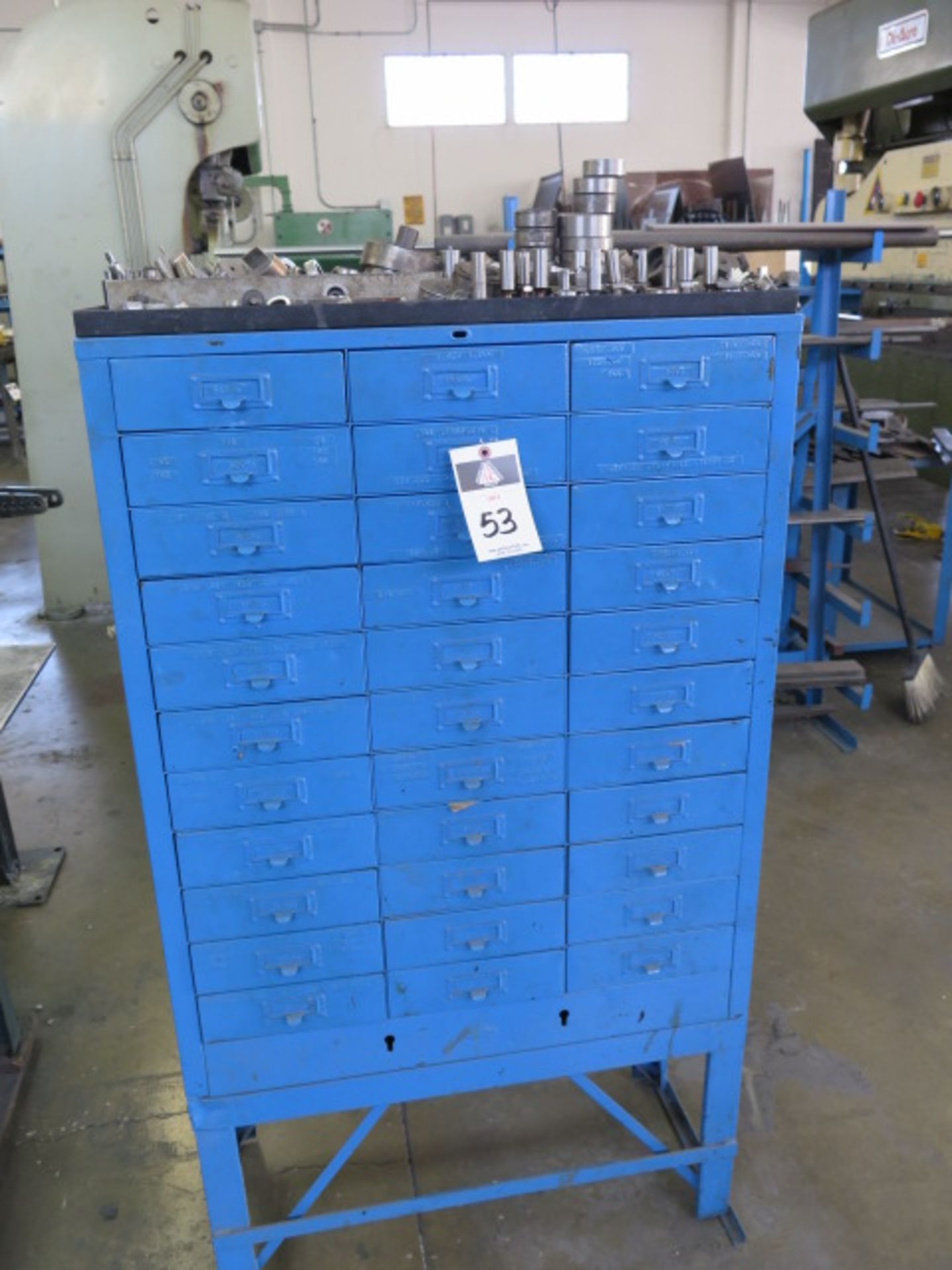 Roper Whitney Punch Tooling and Cabinet