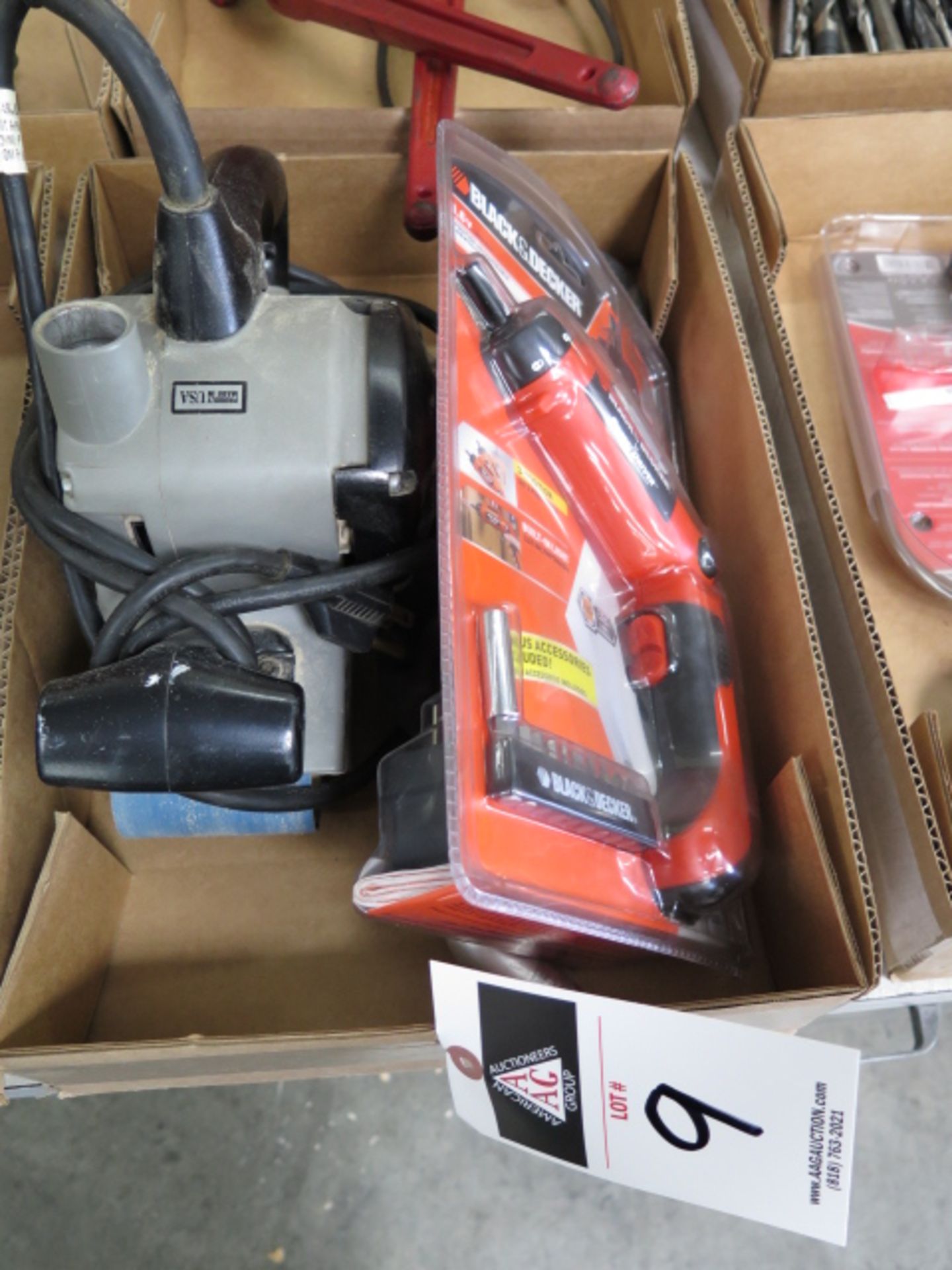 Porter Cable Belt Sander and Black & Decker 3.6Volt Screwdriver