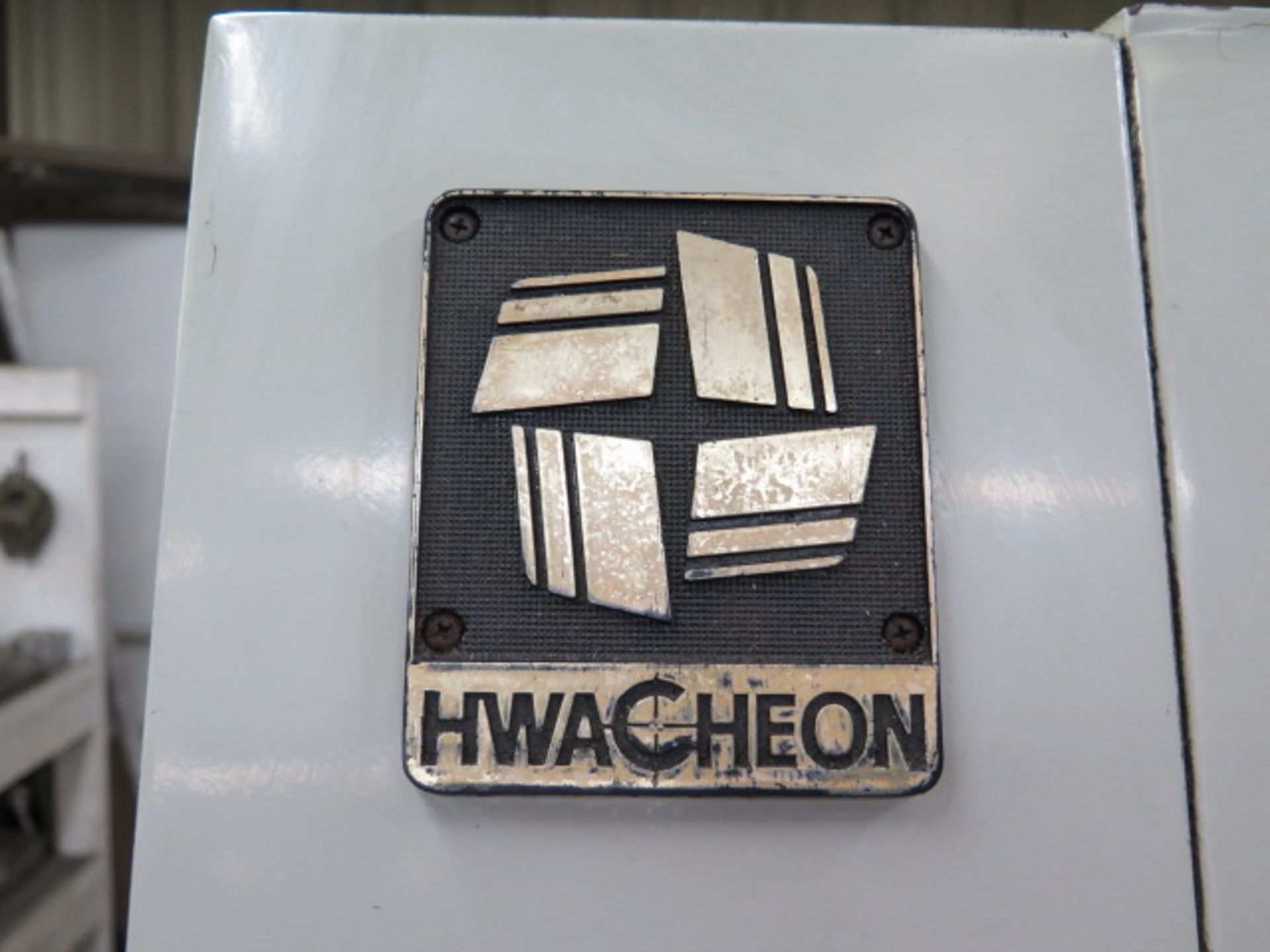 1995 HwaCheon Hi-ECO31A CNC Turning Center s/n M05734311L-49 w/ Fanuc Series 0-T Controls, 10- - Image 4 of 10