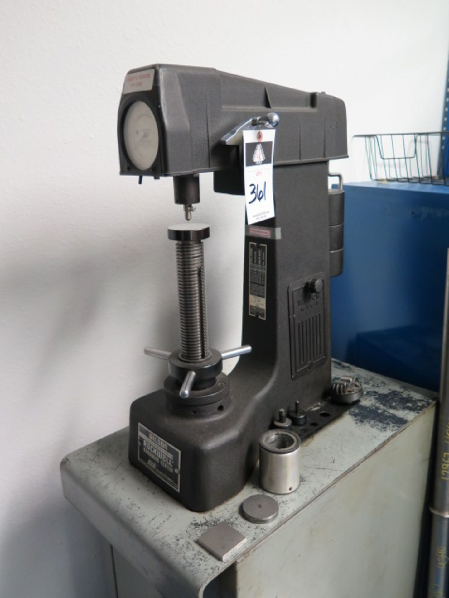 Wilson mdl. 3OUR Rockwell Hardness Tester s/n 702