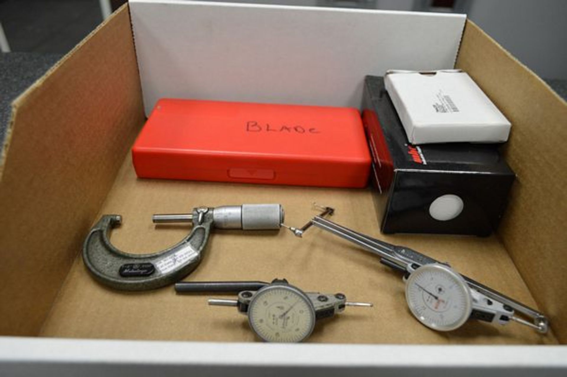 SPI O.D. Blade Micrometer 0-1" - .0001", MHC Dial Indicator with New Set of Contact Points 22 - Image 8 of 8