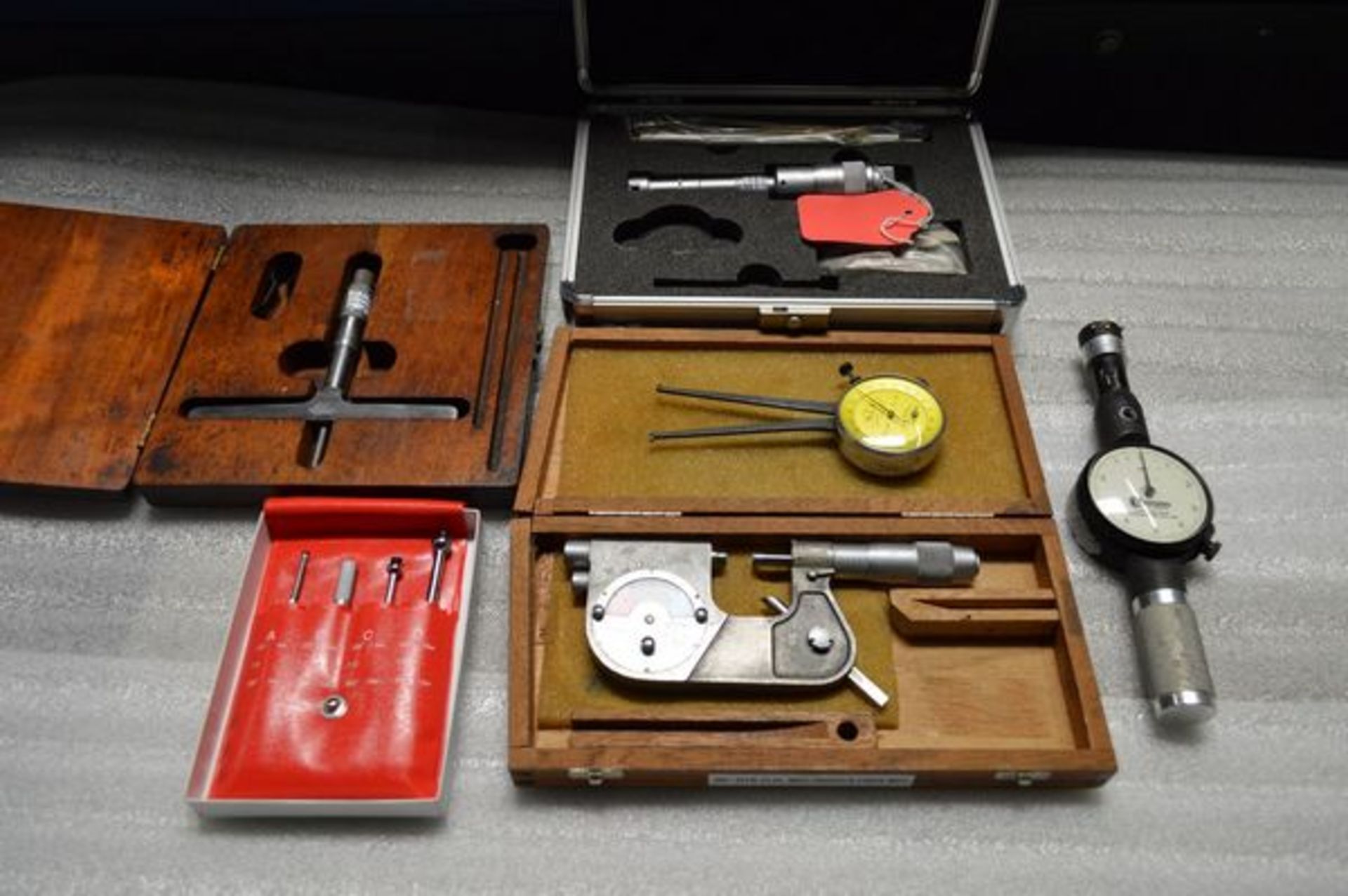 Lukfin Depth Micrometer 0-3", Etalon O.D. Indicating Micrometer , N.C.K. I.D. Dial Caliper ,