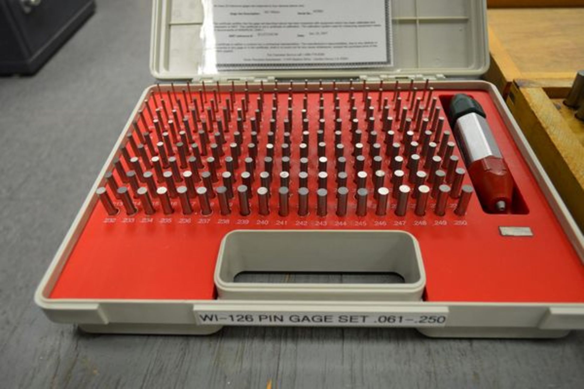 SPI Pin Gage Set .061" - .250" Minus and Meyer Pin Gage Set .251" - .500" Minus, Meyer Pin Gages . - Image 2 of 4