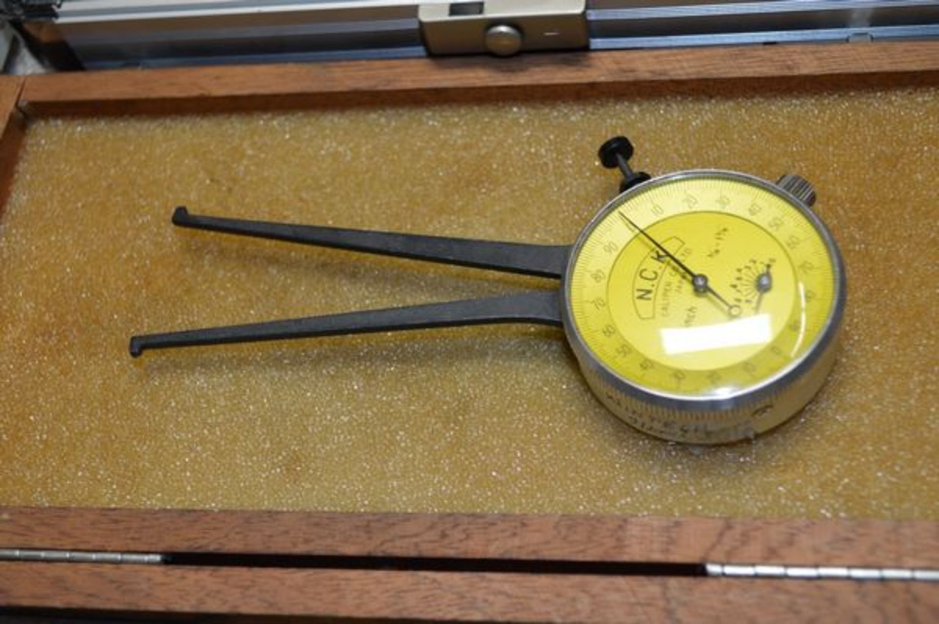 Lukfin Depth Micrometer 0-3", Etalon O.D. Indicating Micrometer , N.C.K. I.D. Dial Caliper , - Image 4 of 8