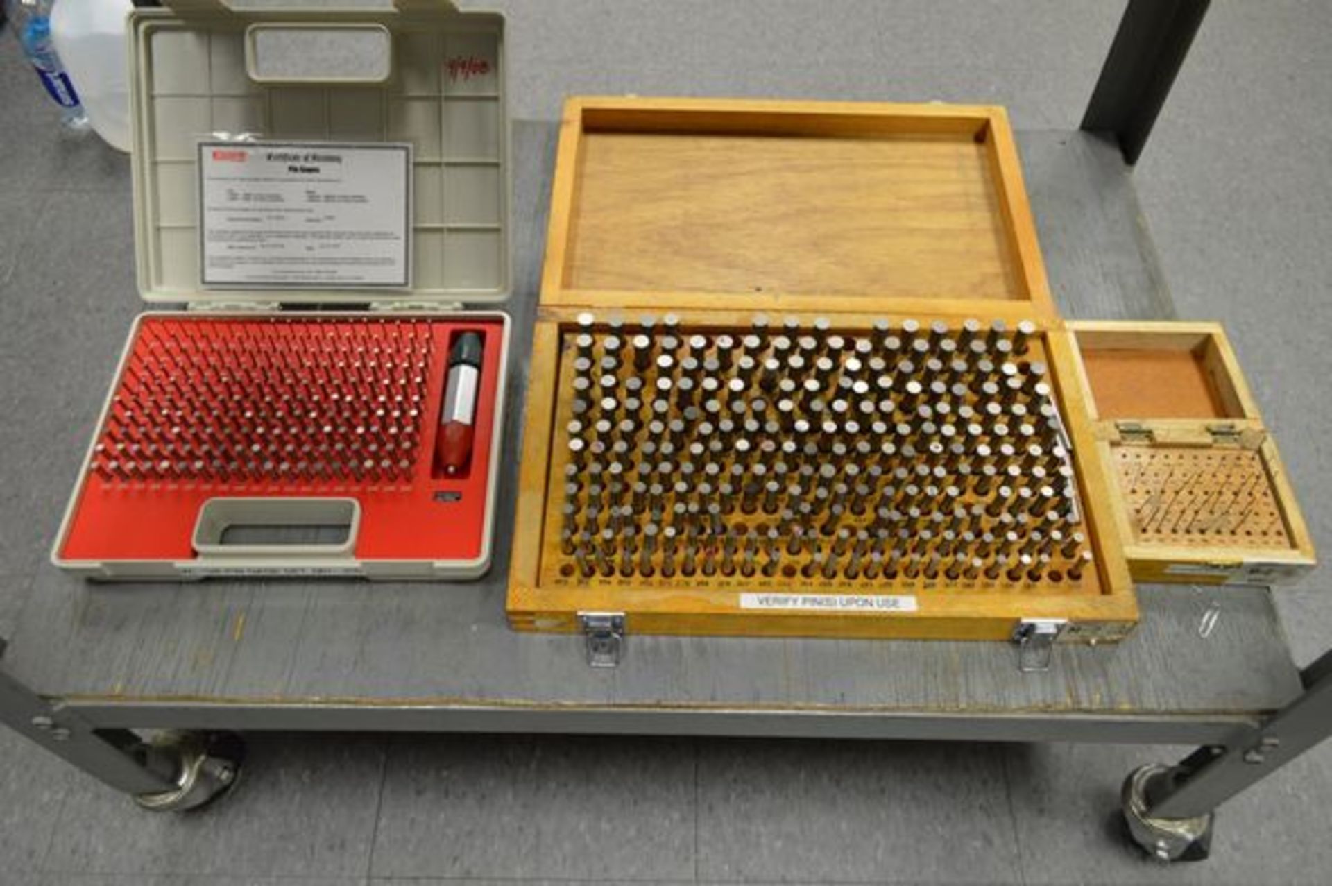 SPI Pin Gage Set .061" - .250" Minus and Meyer Pin Gage Set .251" - .500" Minus, Meyer Pin Gages .