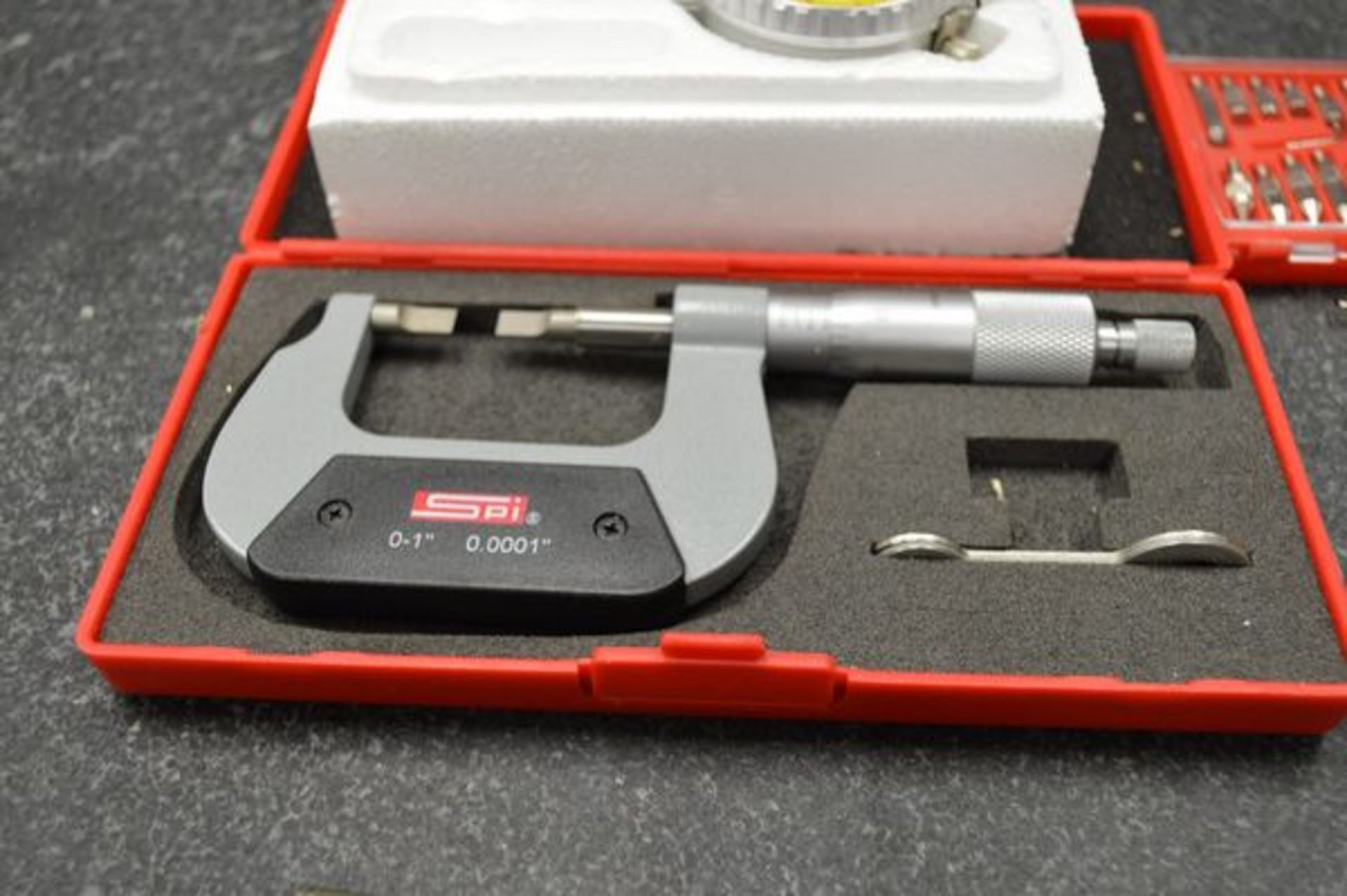 SPI O.D. Blade Micrometer 0-1" - .0001", MHC Dial Indicator with New Set of Contact Points 22 - Image 2 of 8