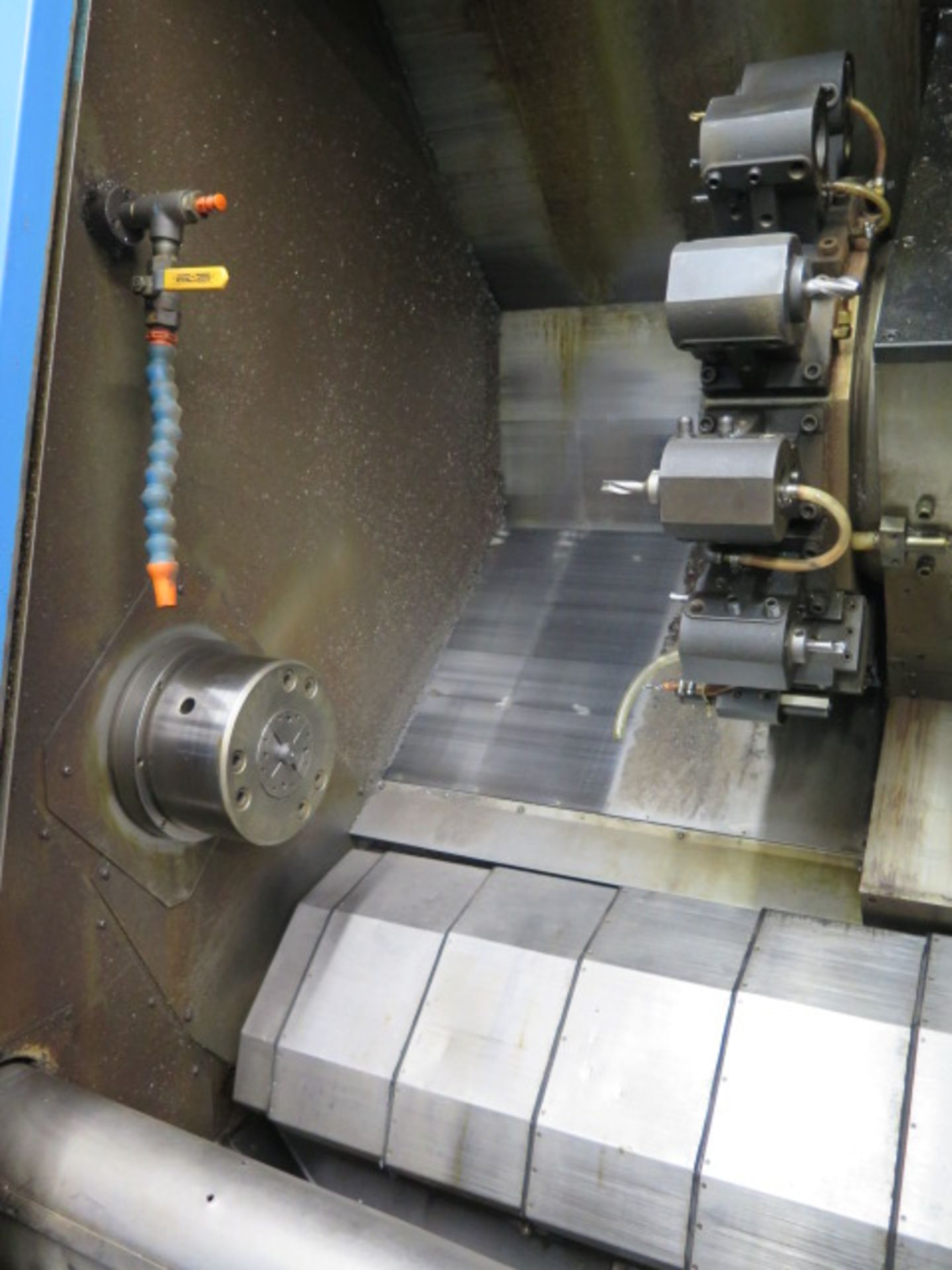 Miyano ATS-60S Twin Spindle CNC Turning Center s/n ATS0037SA w/ Fanuc 0T Controls, 12-Station ATC, - Image 5 of 10