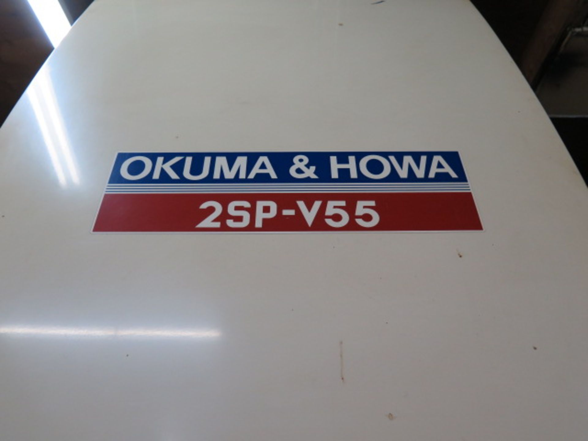 Okuma & Howa 2SP-V55 Twin Spindle CNC Vertical Turning Center s/n 55095 (8011) w/ Fanuc Series 18- - Image 3 of 9