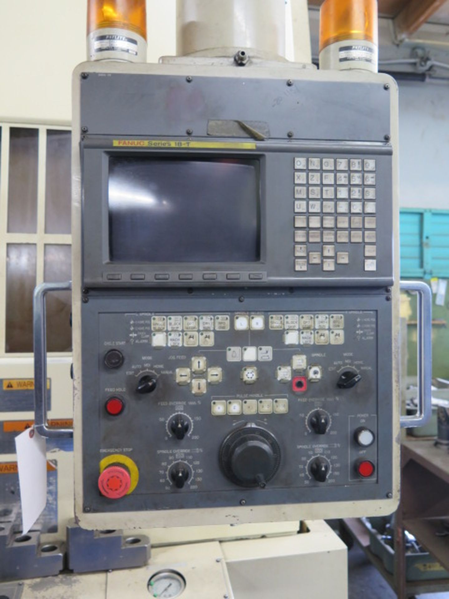 Okuma & Howa 2SP-V55 Twin Spindle CNC Vertical Turning Center s/n 55095 (8011) w/ Fanuc Series 18- - Image 4 of 9